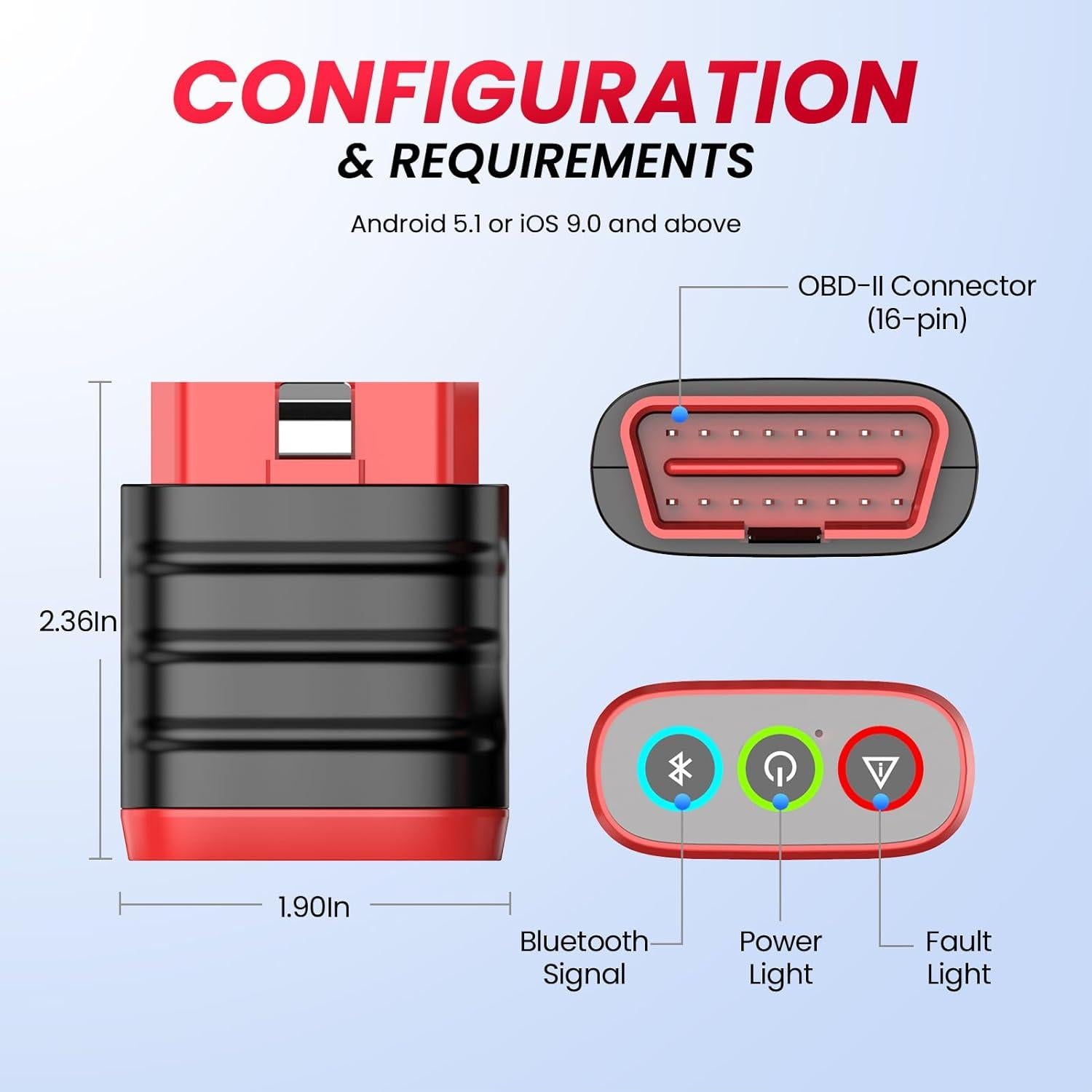 Escáner OBD2 Bluetooth Thinkcar Thinkdiag Mini - Diagnóstico Completo