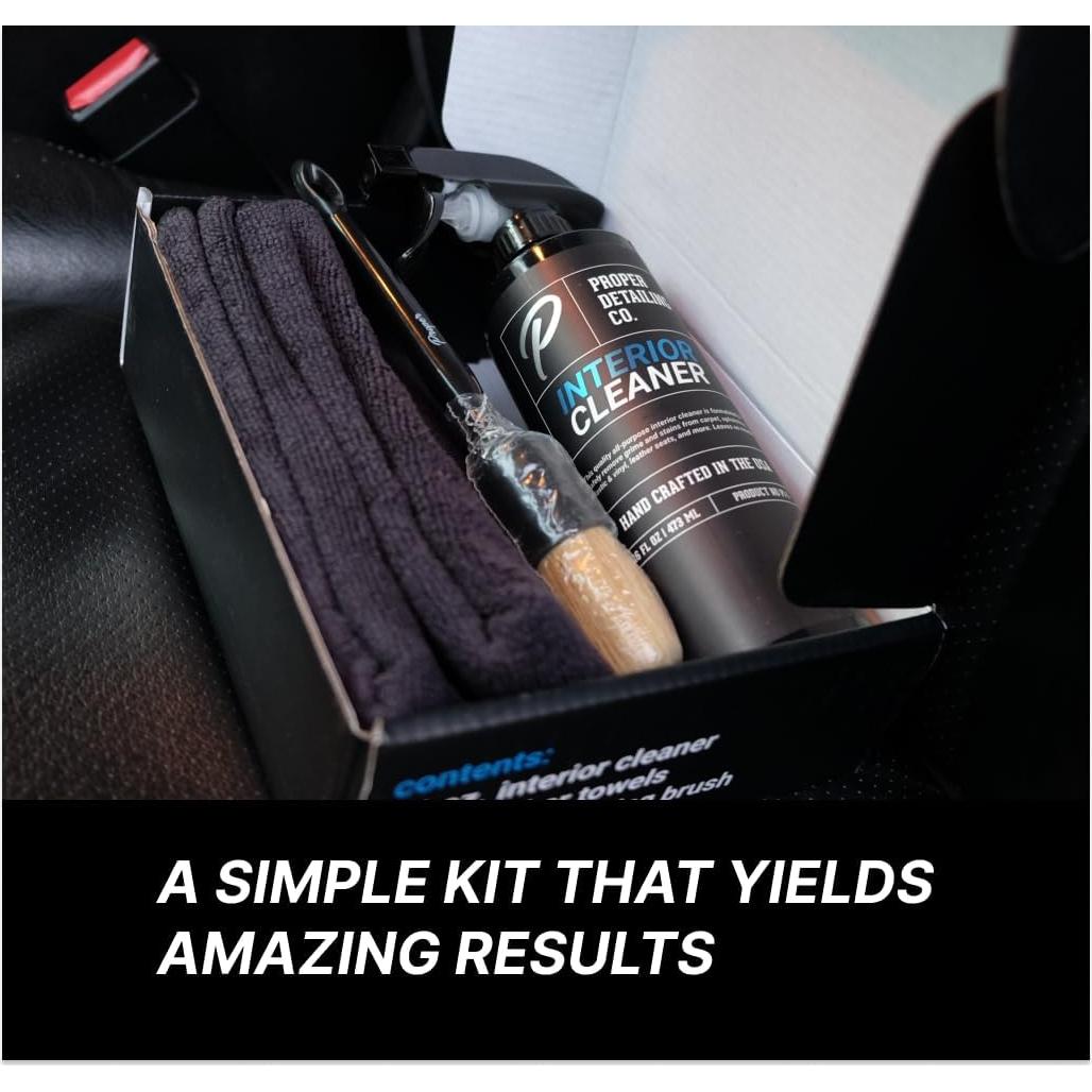 Kit de Limpieza de Interiores de Automóviles PROPER DETAILING CO.
