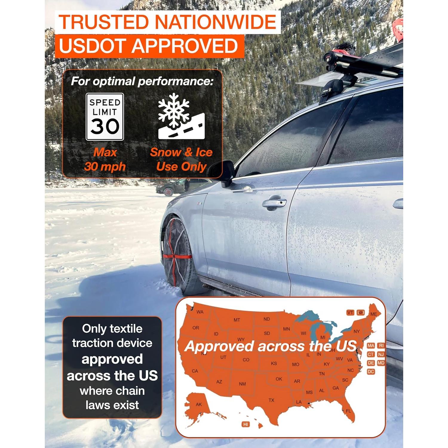 Calcetines de Nieve AutoSock HP697 para Neumáticos 225 mm