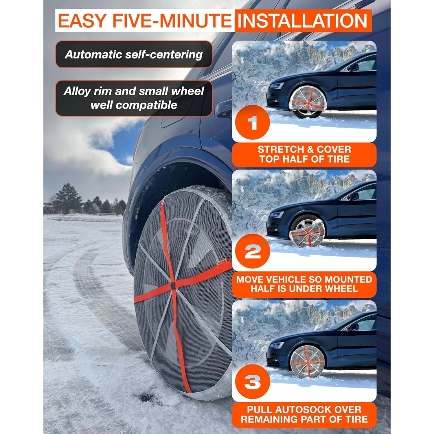 Calcetines de Nieve AutoSock HP697 para Neumáticos 225 mm