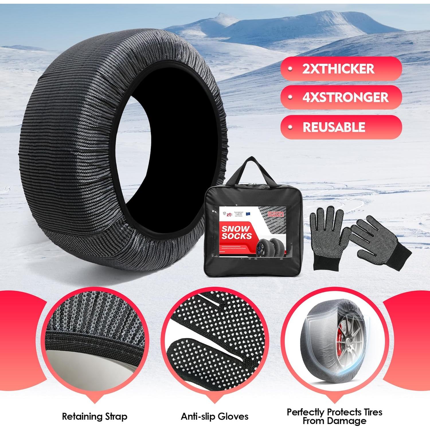 Calcetines de Nieve K-Musculo M para SUV y Pickup - 100 KM