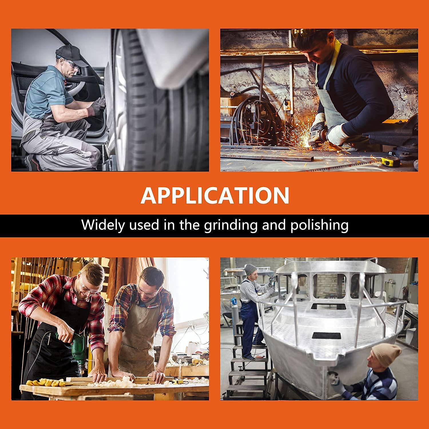 Paquete de 117 Discos de Lijado 50mm con Gancho y Bucle