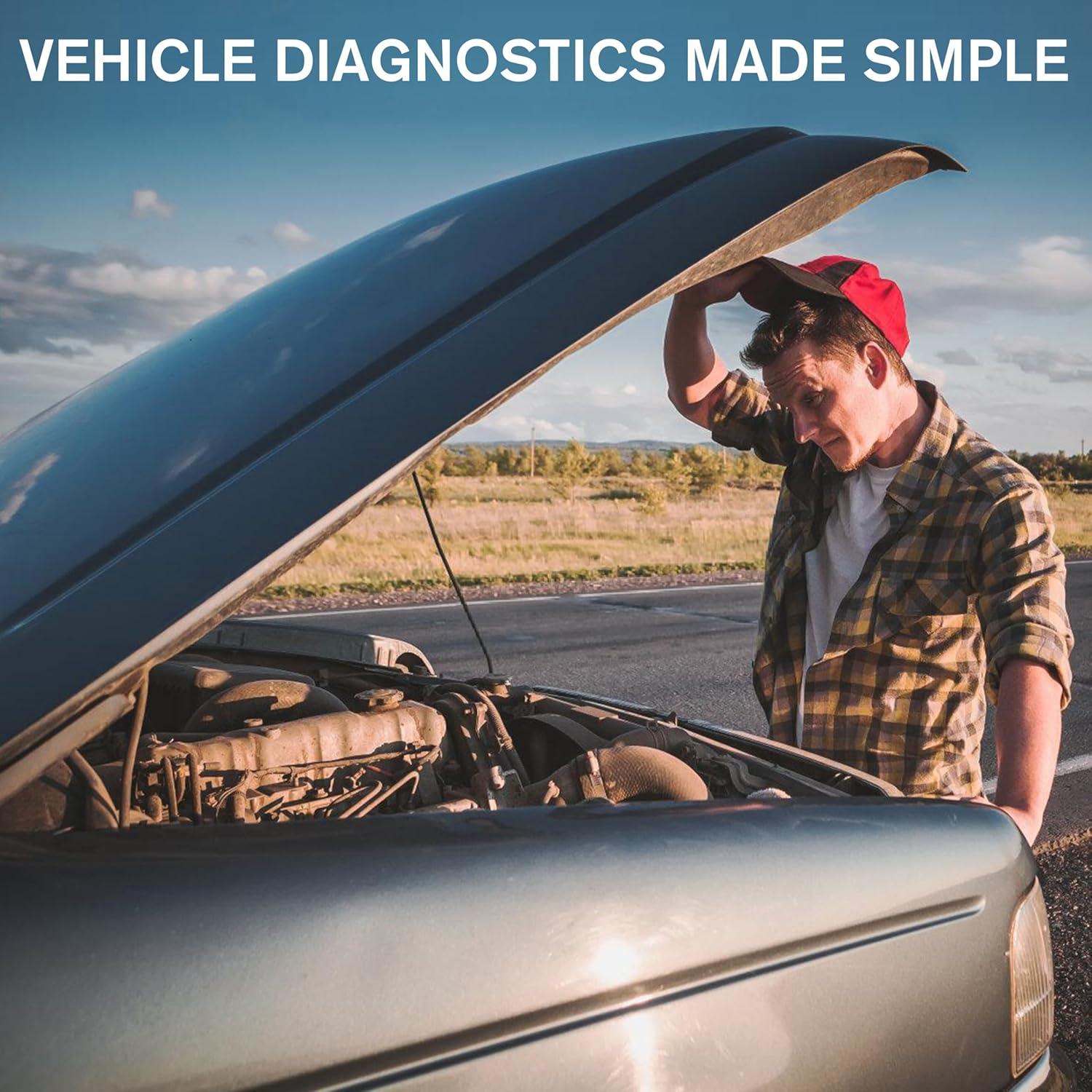 Lector de Escáner OBD2 TRCYINC V30 Bluetooth 5.4 Diagnóstico