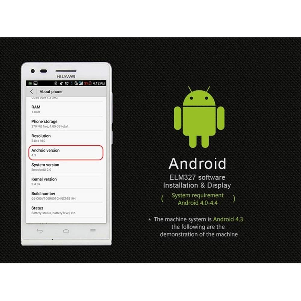 Escáner OBD2 Bluetooth SCCJGL Elm327 V1.5 para Android