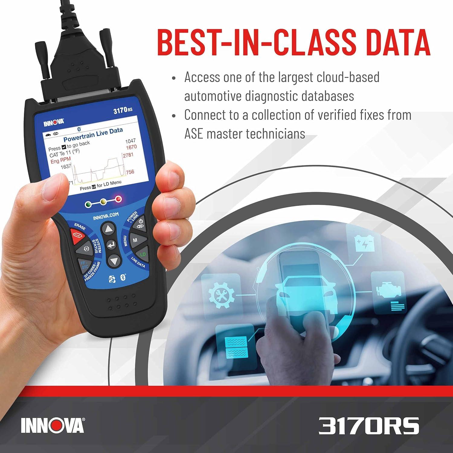 Escáner OBD2 Innova 3170RS - Diagnóstico ABS y Luz de Motor