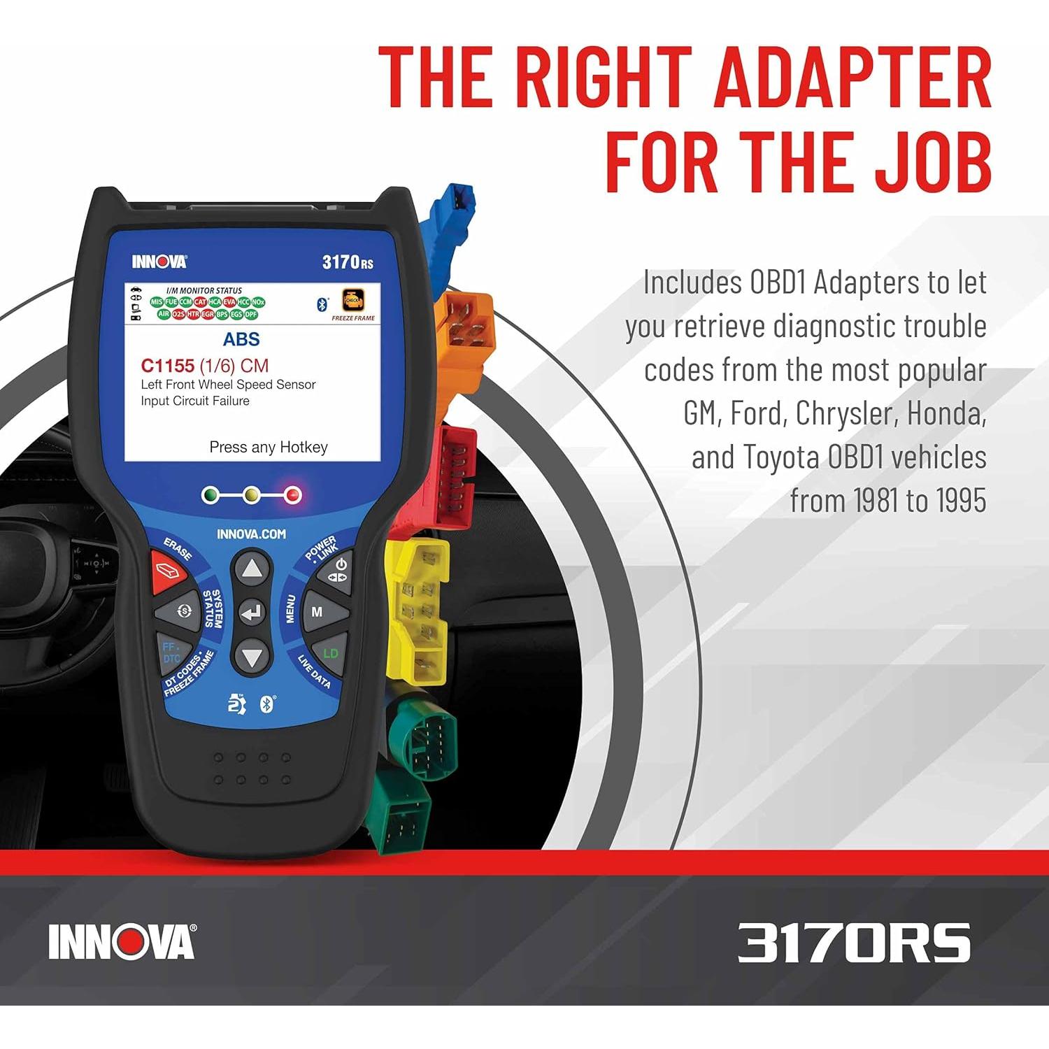 Escáner OBD2 Innova 3170RS - Diagnóstico ABS y Luz de Motor