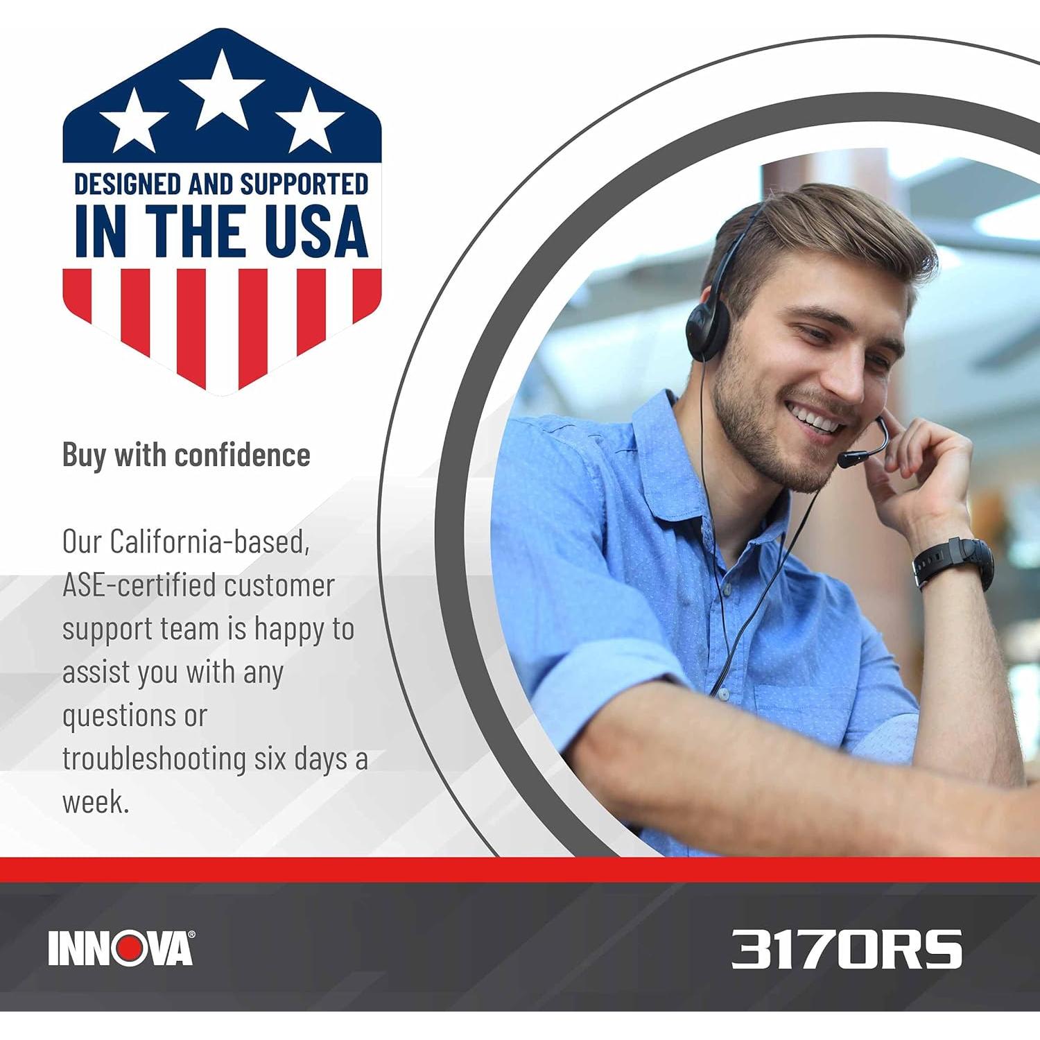 Escáner OBD2 Innova 3170RS - Diagnóstico ABS y Luz de Motor