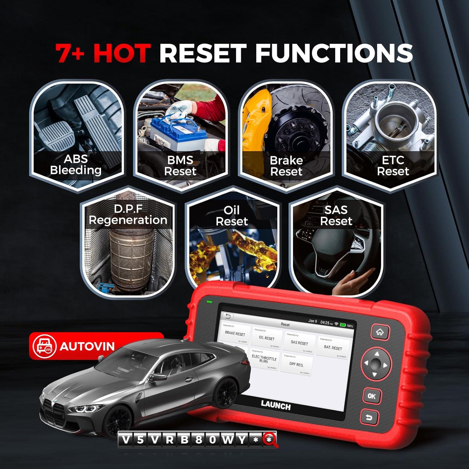 Escáner OBD2 LAUNCH CRP123X V2.0 con Actualización 2025