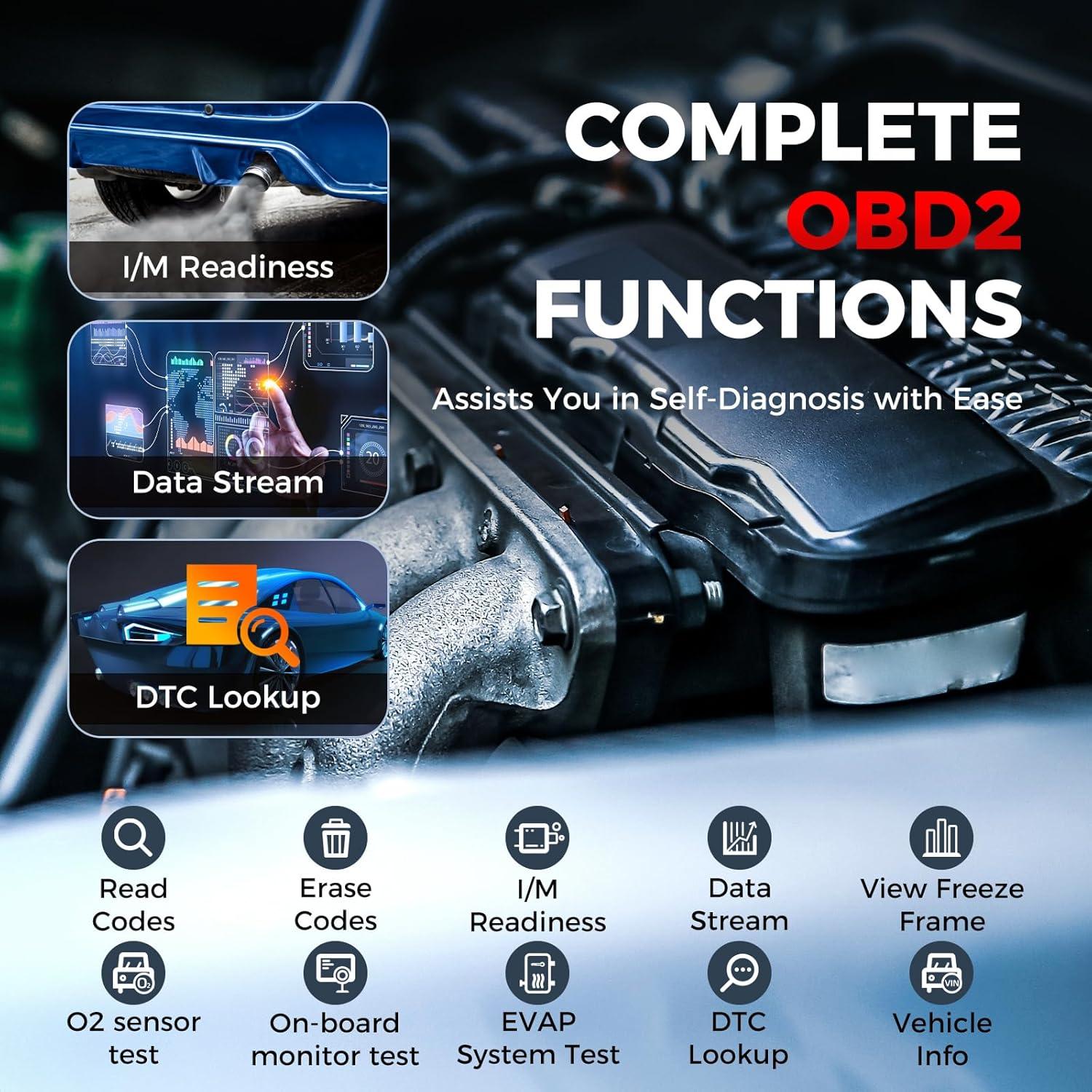 Escáner OBD2 LAUNCH CRP123X V2.0 con Actualización 2025