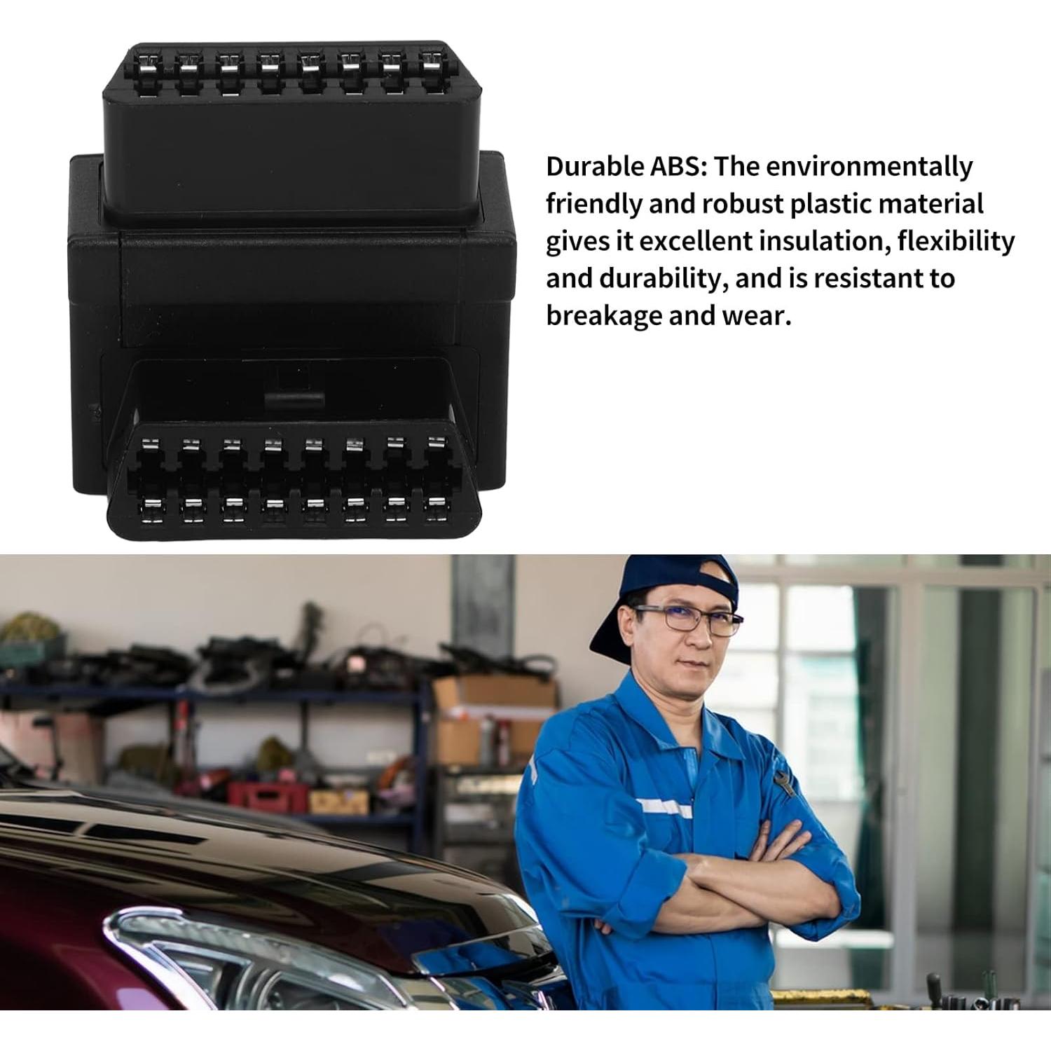 Adaptador OBD2 Divisor 16 Pines Macho a 2 Hembras Locadence