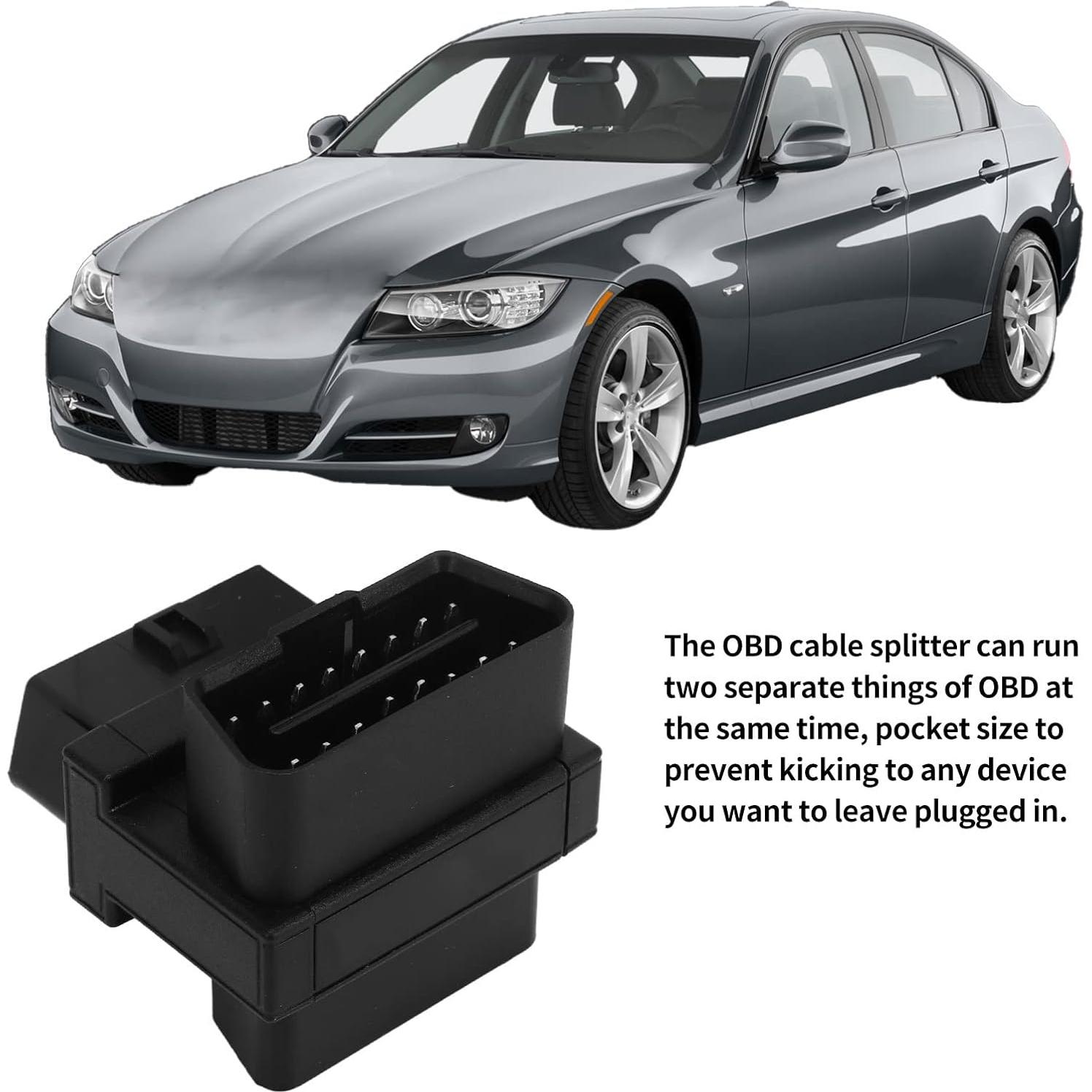 Adaptador OBD2 Divisor 16 Pines Macho a 2 Hembras Locadence