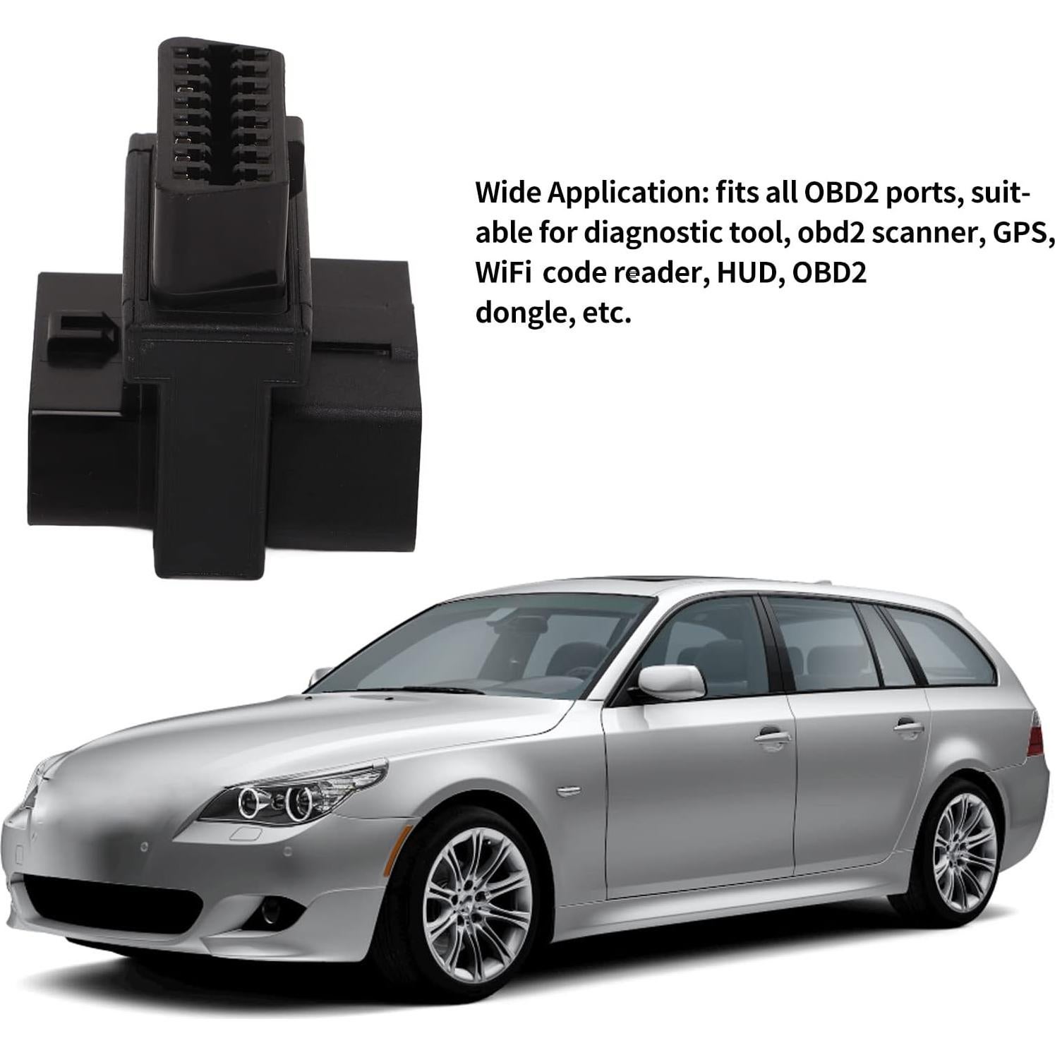 Adaptador OBD2 Divisor 16 Pines Macho a 2 Hembras Locadence