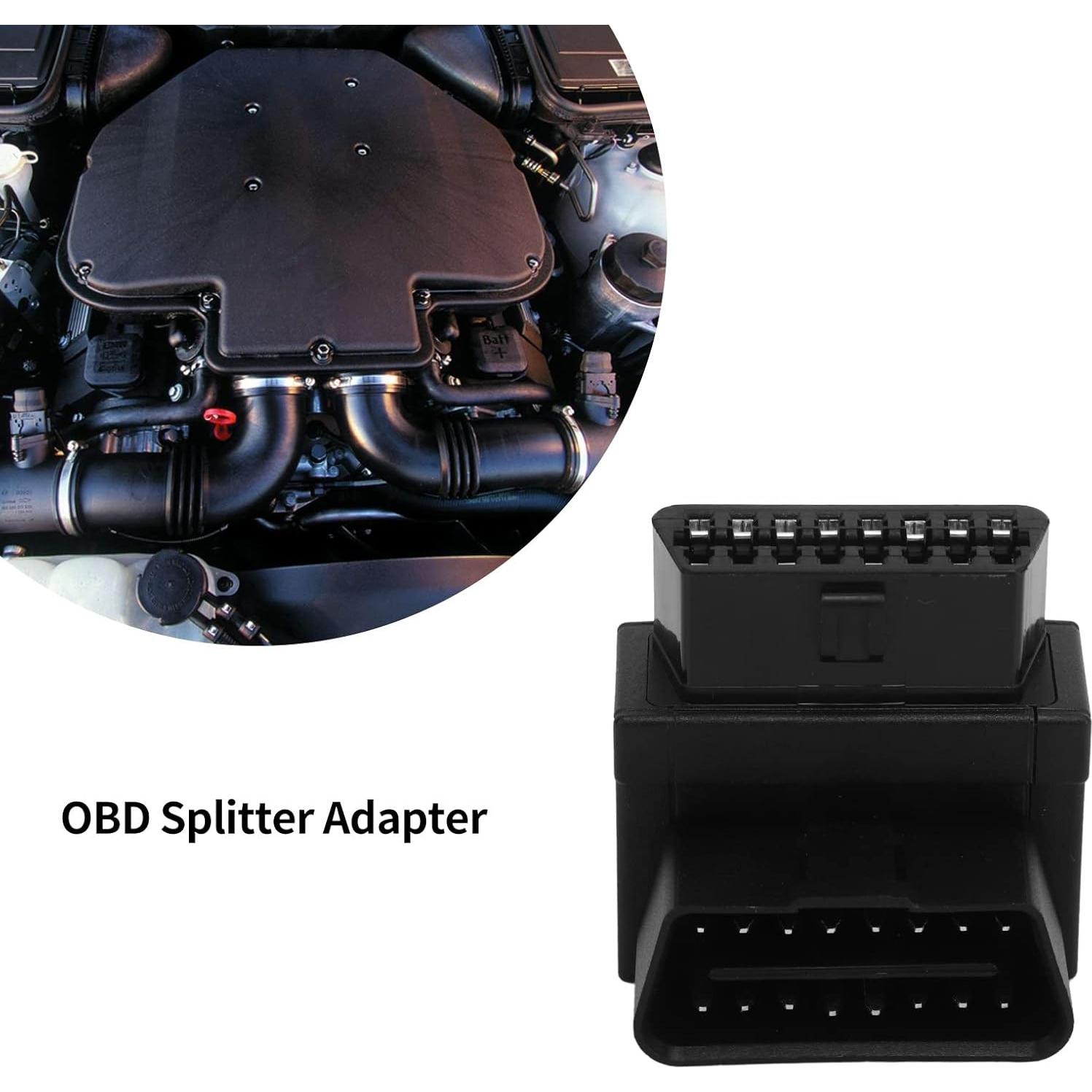 Adaptador OBD2 Divisor 16 Pines Macho a 2 Hembras Locadence