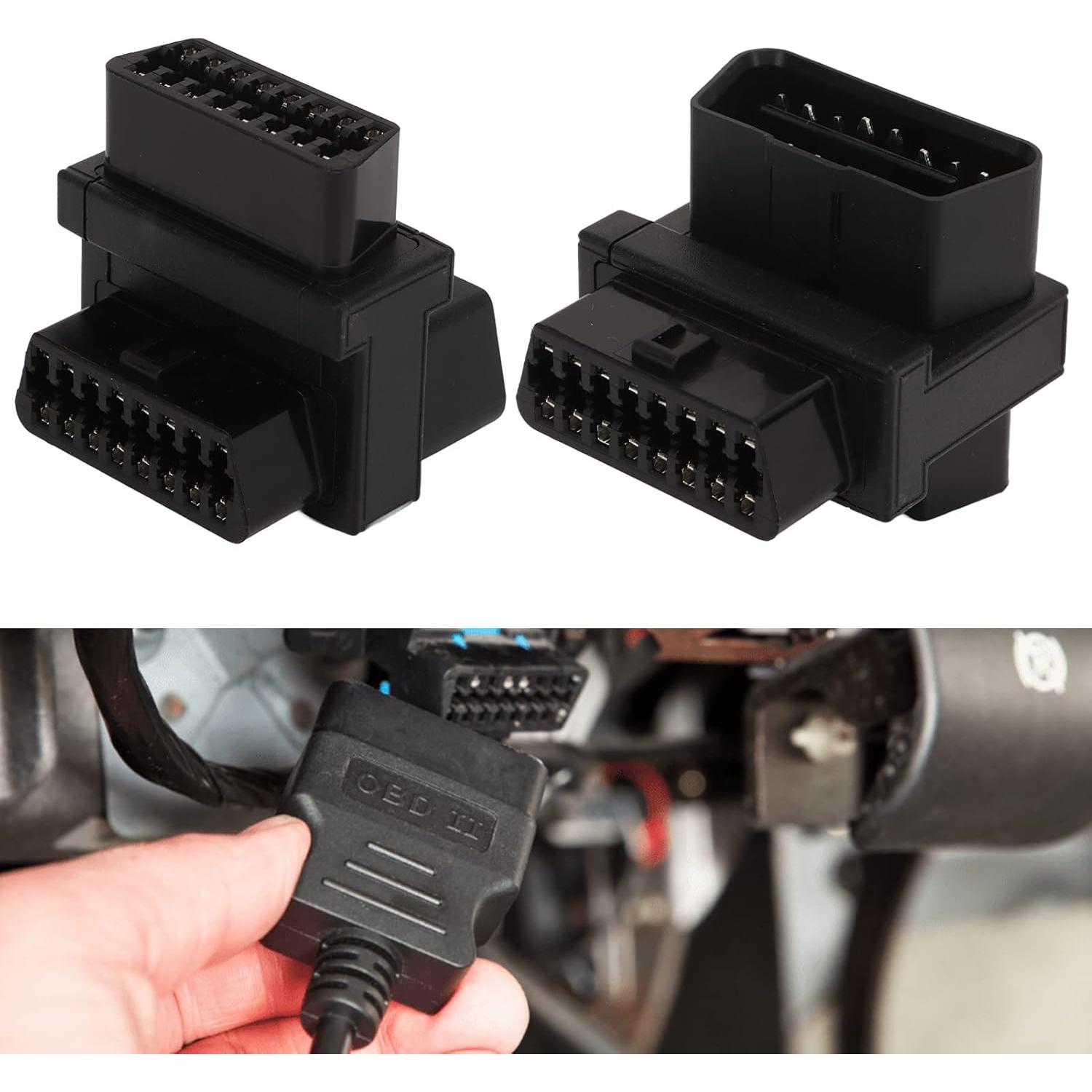 Adaptador OBD2 Divisor 16 Pines Macho a 2 Hembras Locadence