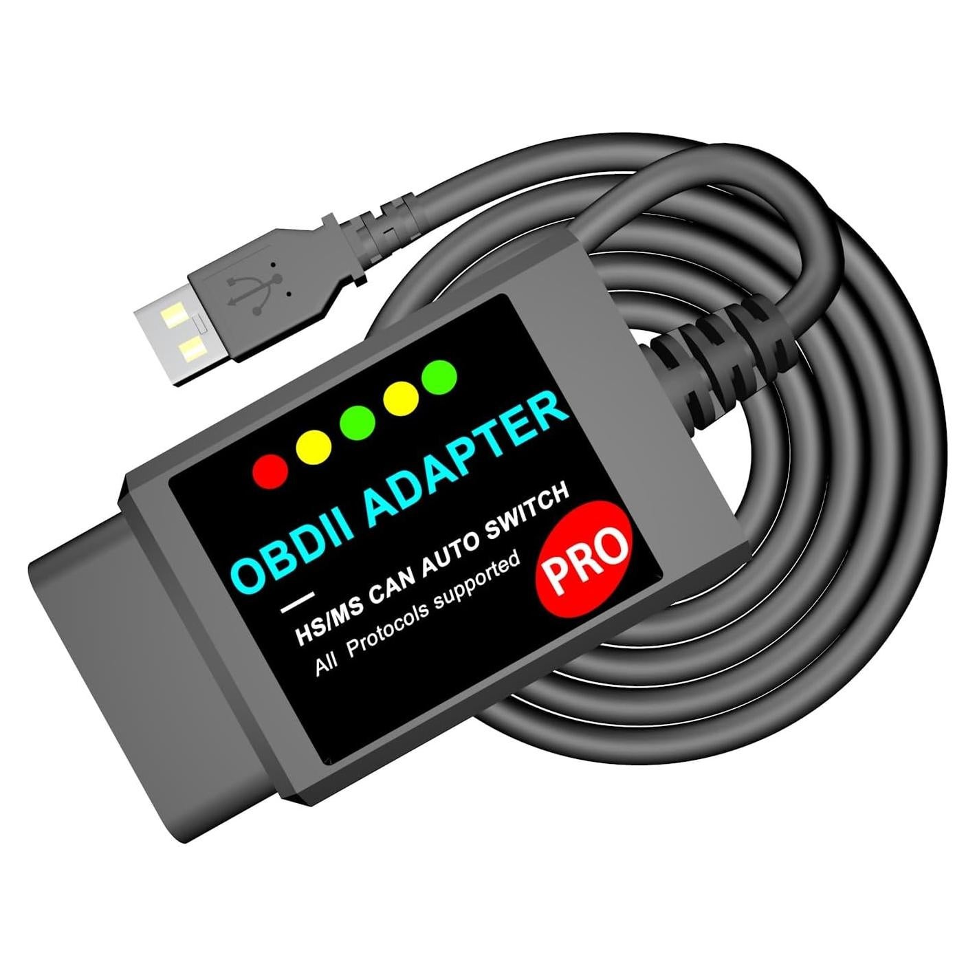 Adaptador OBD2 MOCATEC USB ELM327 para Ford y Mazda