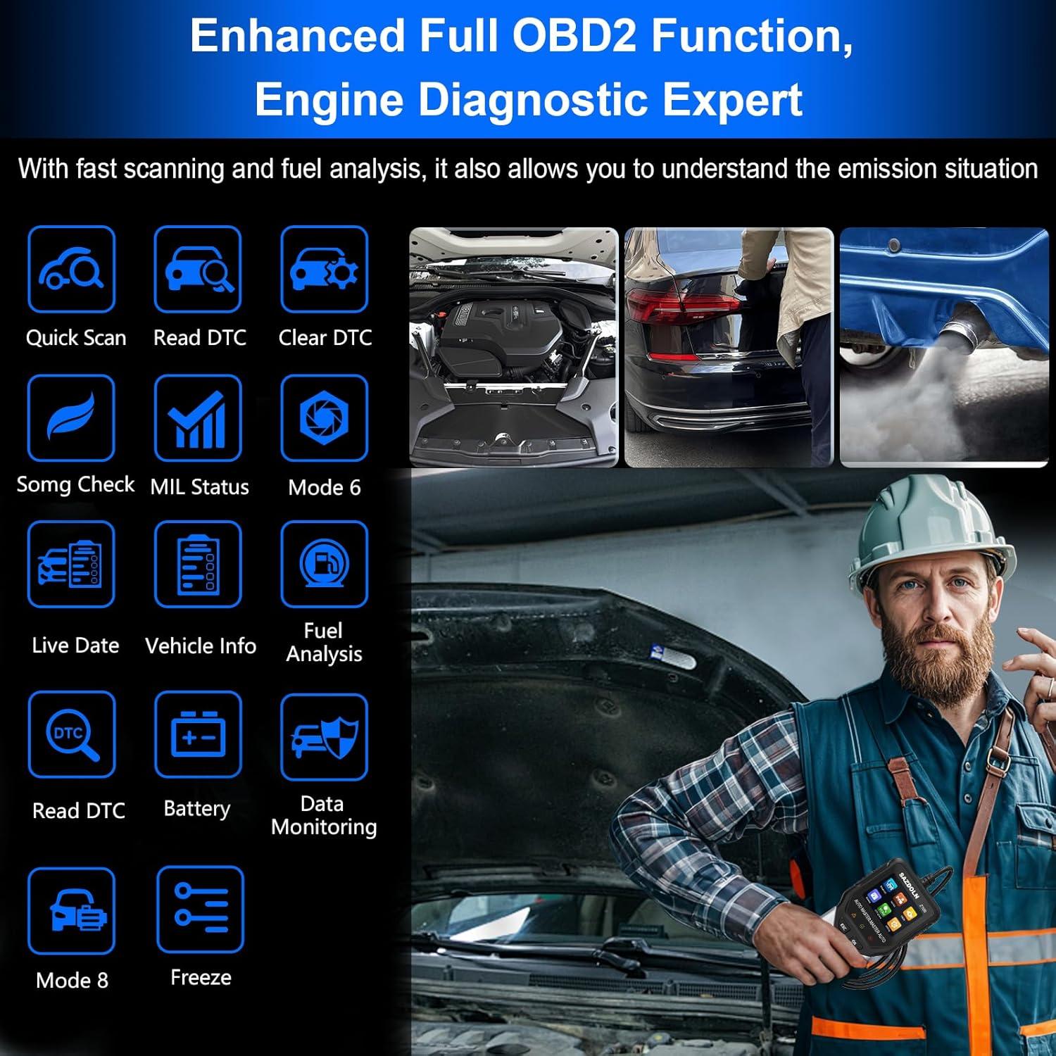 Escáner OBD2 SAZDOLN Z100 para BMW y Mini - Diagnóstico Completo