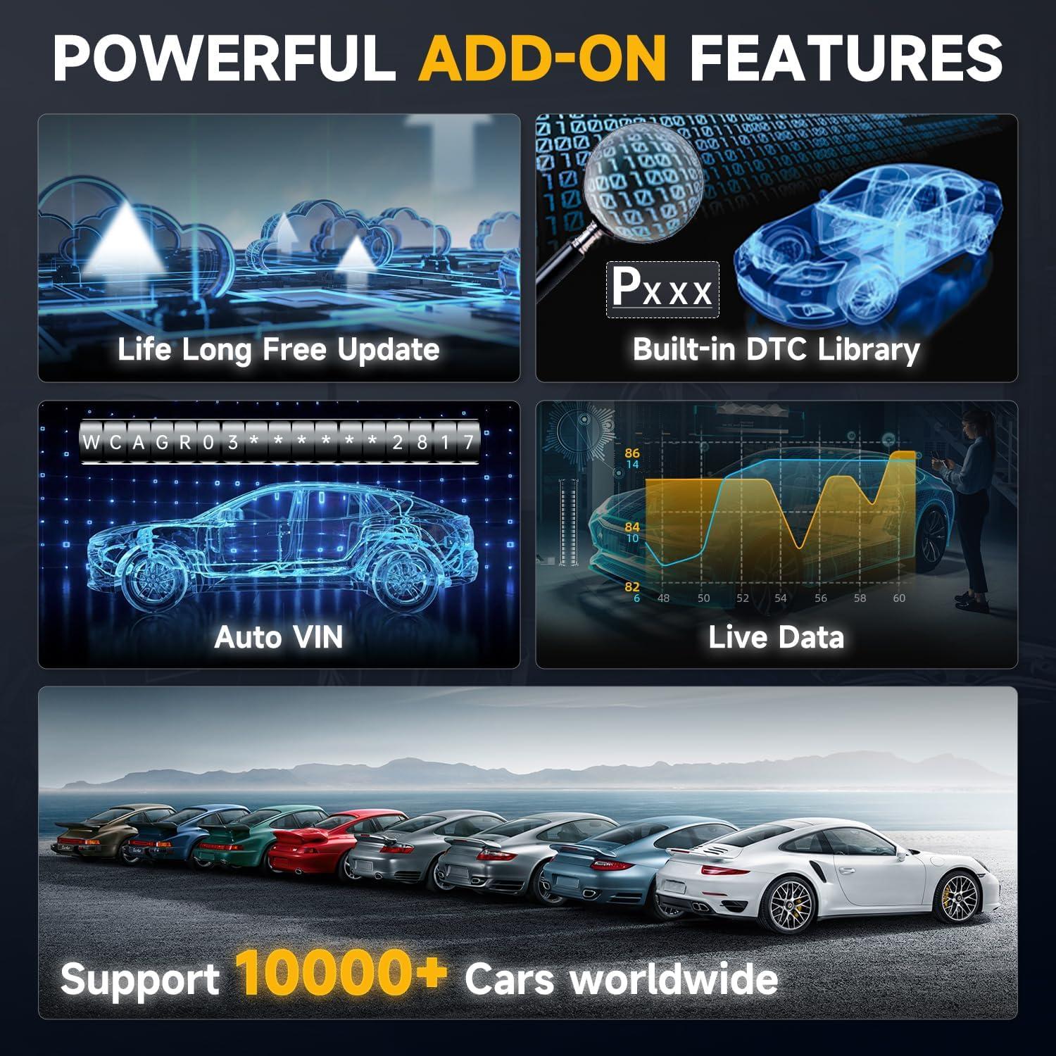 Escáner OBD2 FOXWELL NT624 Elite - Diagnóstico Completo