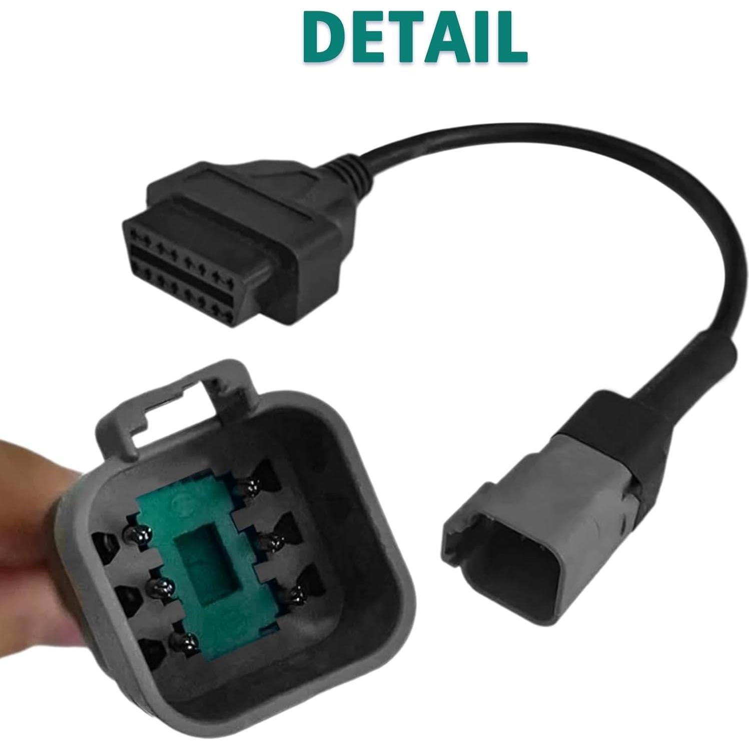 Cable Adaptador OBD1 6 Pines PARANNIC para BRP Moto ATV UTV