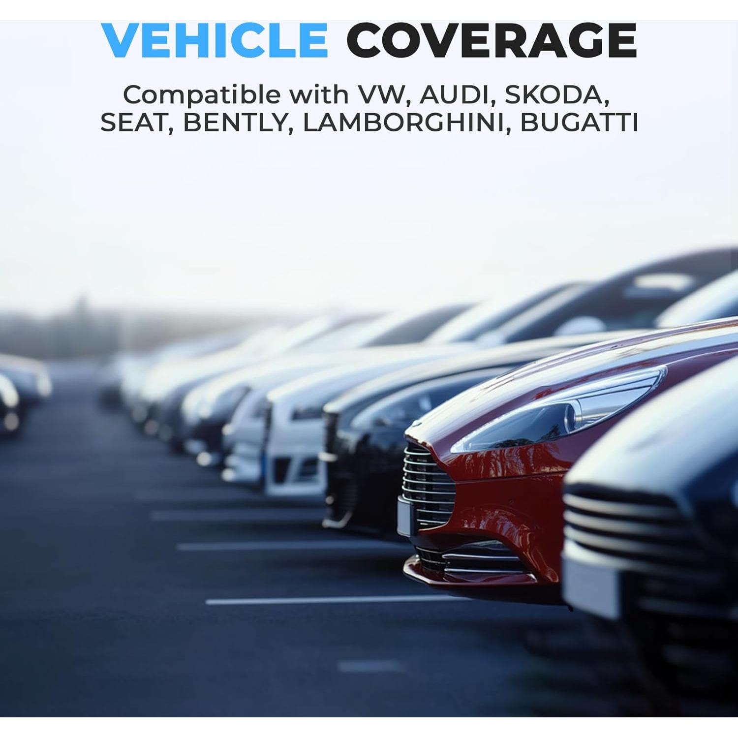 AUTOPHIX 7610P+ Fit for VW Audi, Full System Diagnostic Tool, All Reset Service, Fit for Volkswagen Audi Skoda Seat, Full OBD2 Code Reader with Battery Registration Oil Reset