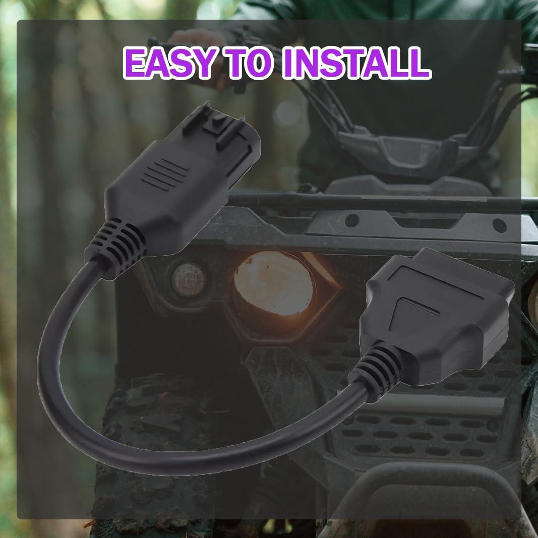 Cable Adaptador OBD2 16 Pines a 8 Pines para Polaris