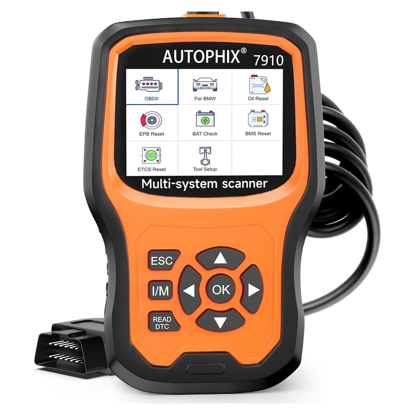 Escáner OBD2 AUTOPHIX 7910P+ para BMW y MINI - Diagnóstico Completo