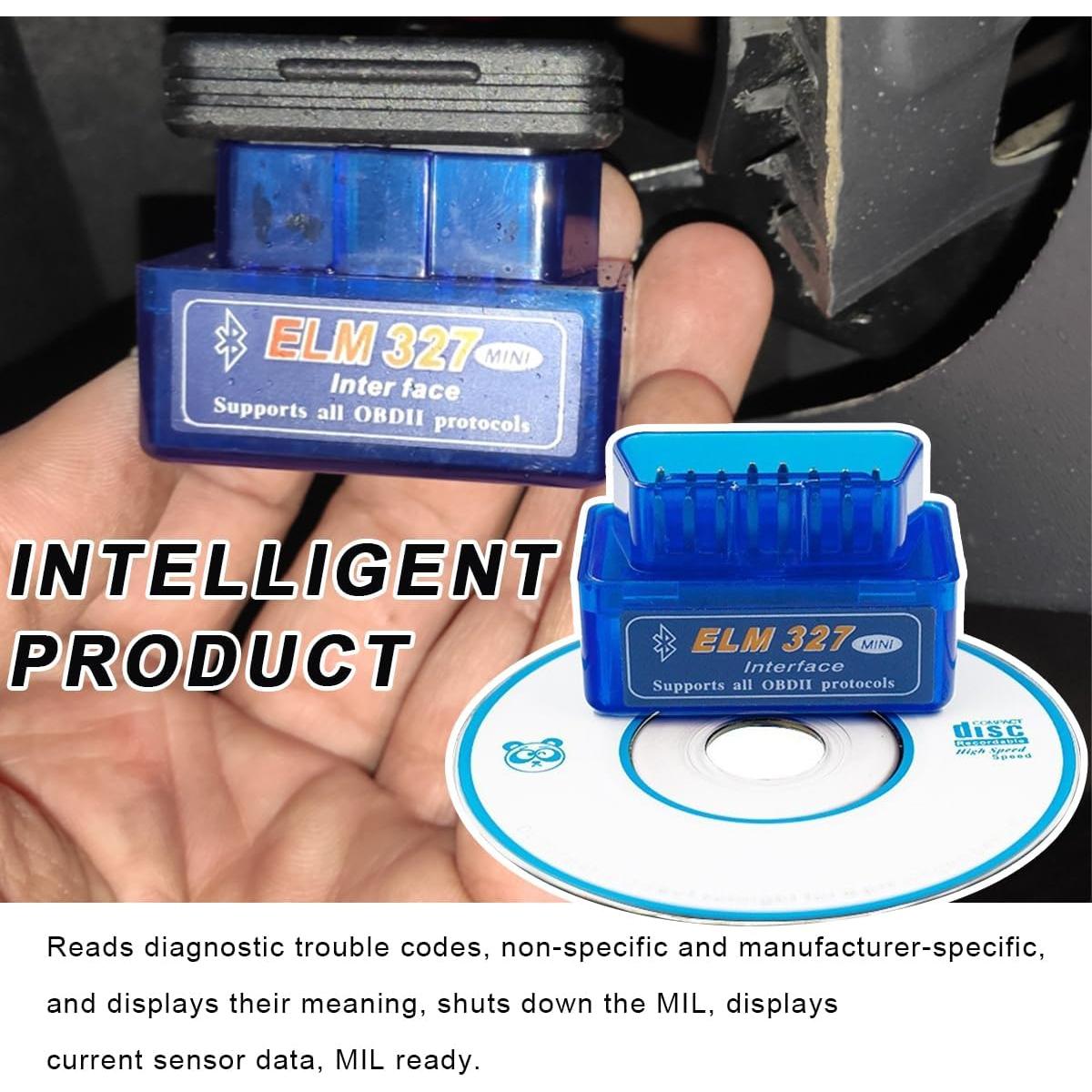 Escáner de Diagnóstico FSTURIOS ELM327 OBDII Bluetooth 12V