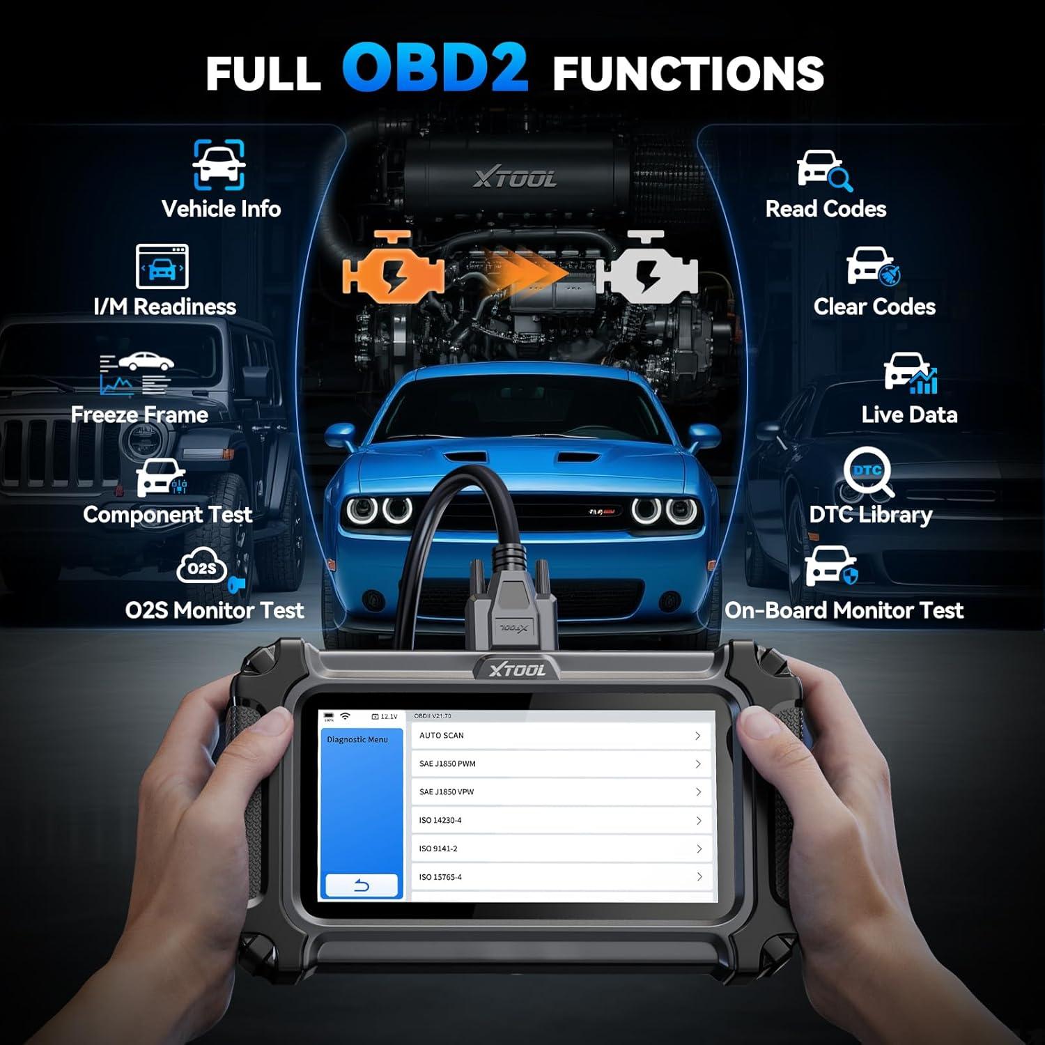 Escáner OBD2 XTOOL IP500 para GM - Diagnóstico Completo y Bidireccional