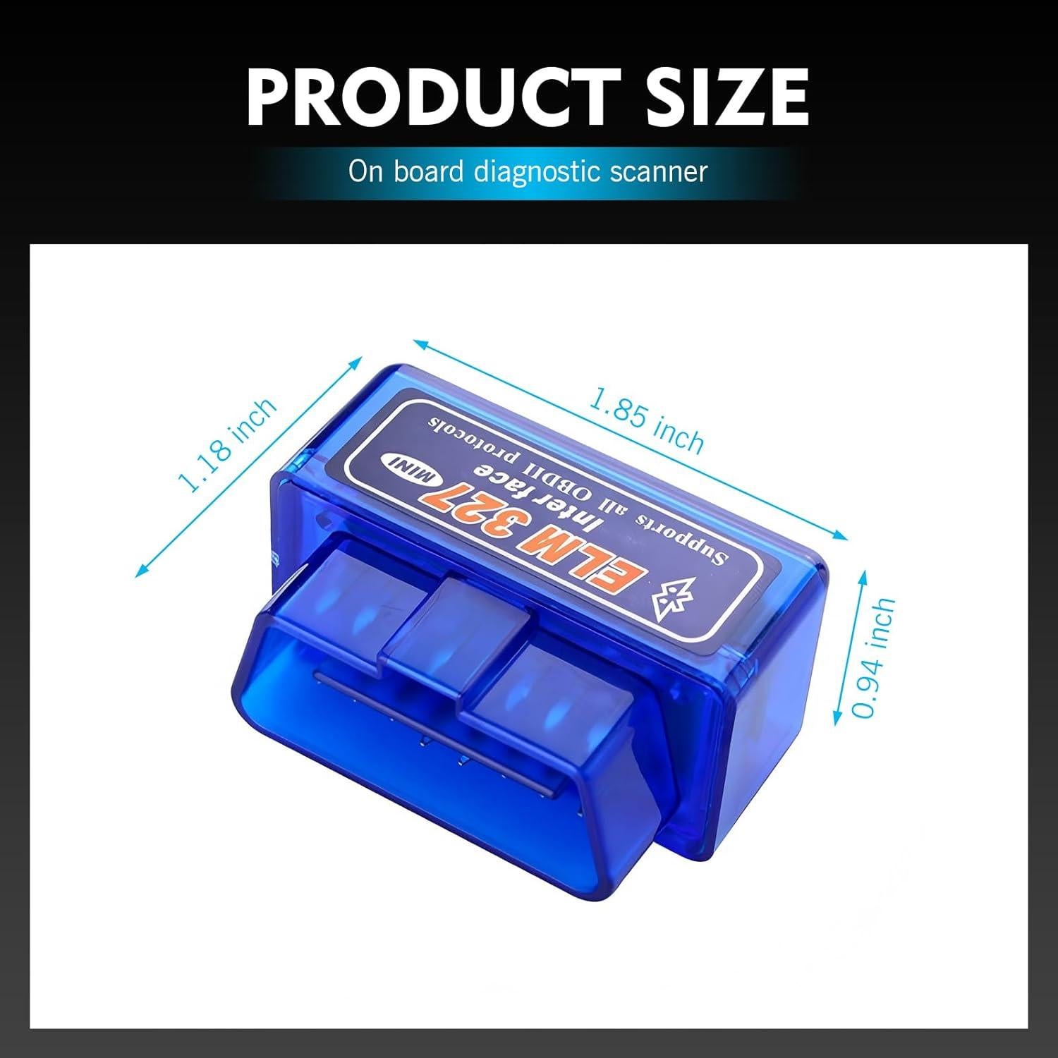 Escáner de Diagnóstico Automotriz OBD-II Diamall Bluetooth