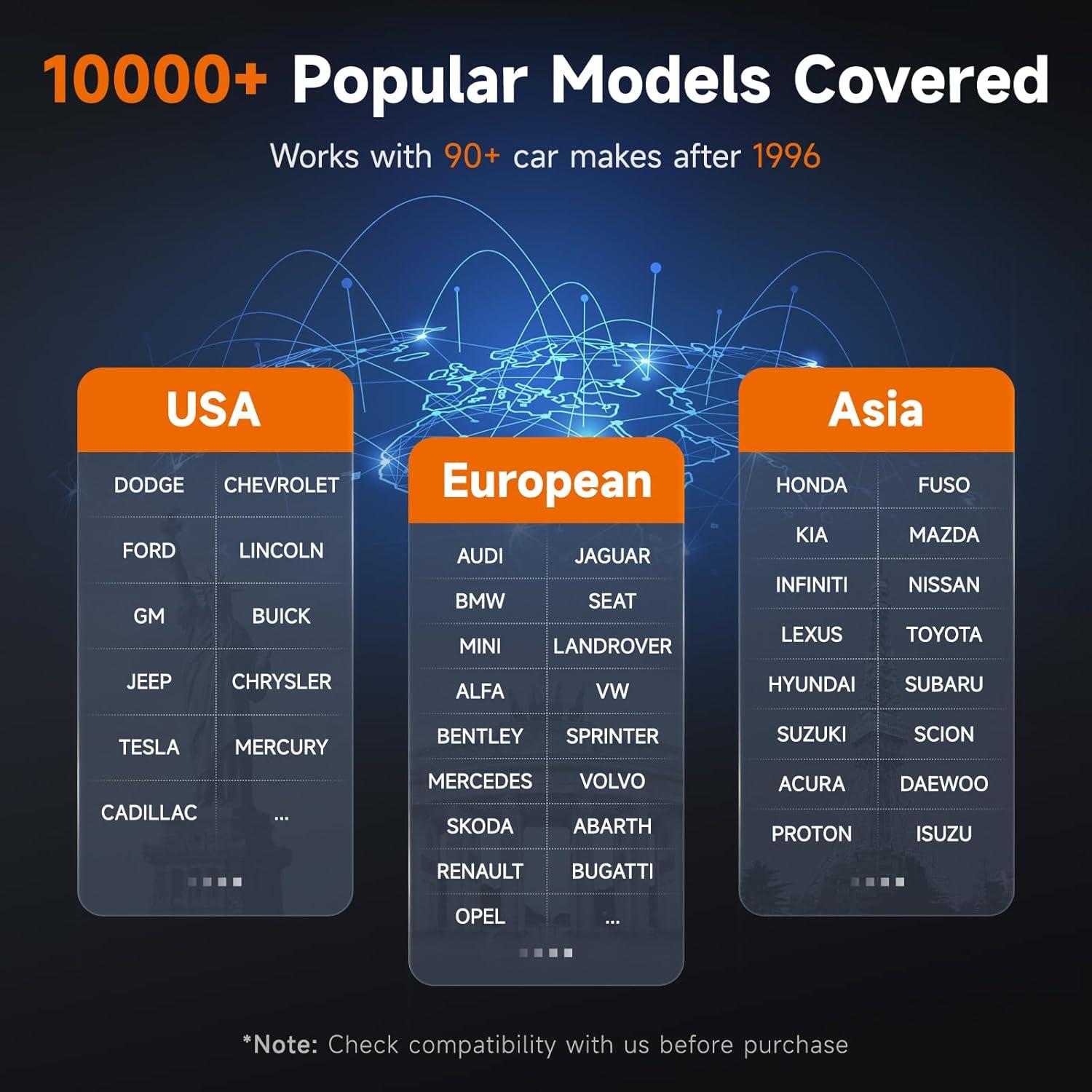 Escáner OBD2 FOXWELL NT624 Elite con 8 Funciones Avanzadas