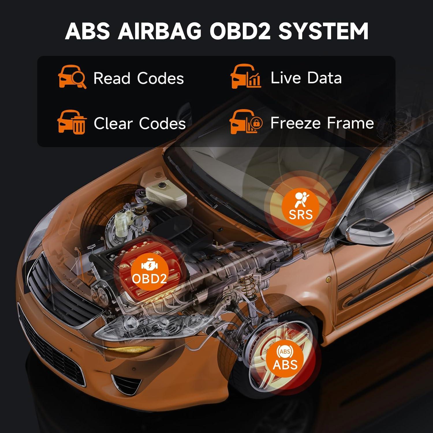 Escáner OBD2 FOXWELL NT630 Plus con ABS y SRS