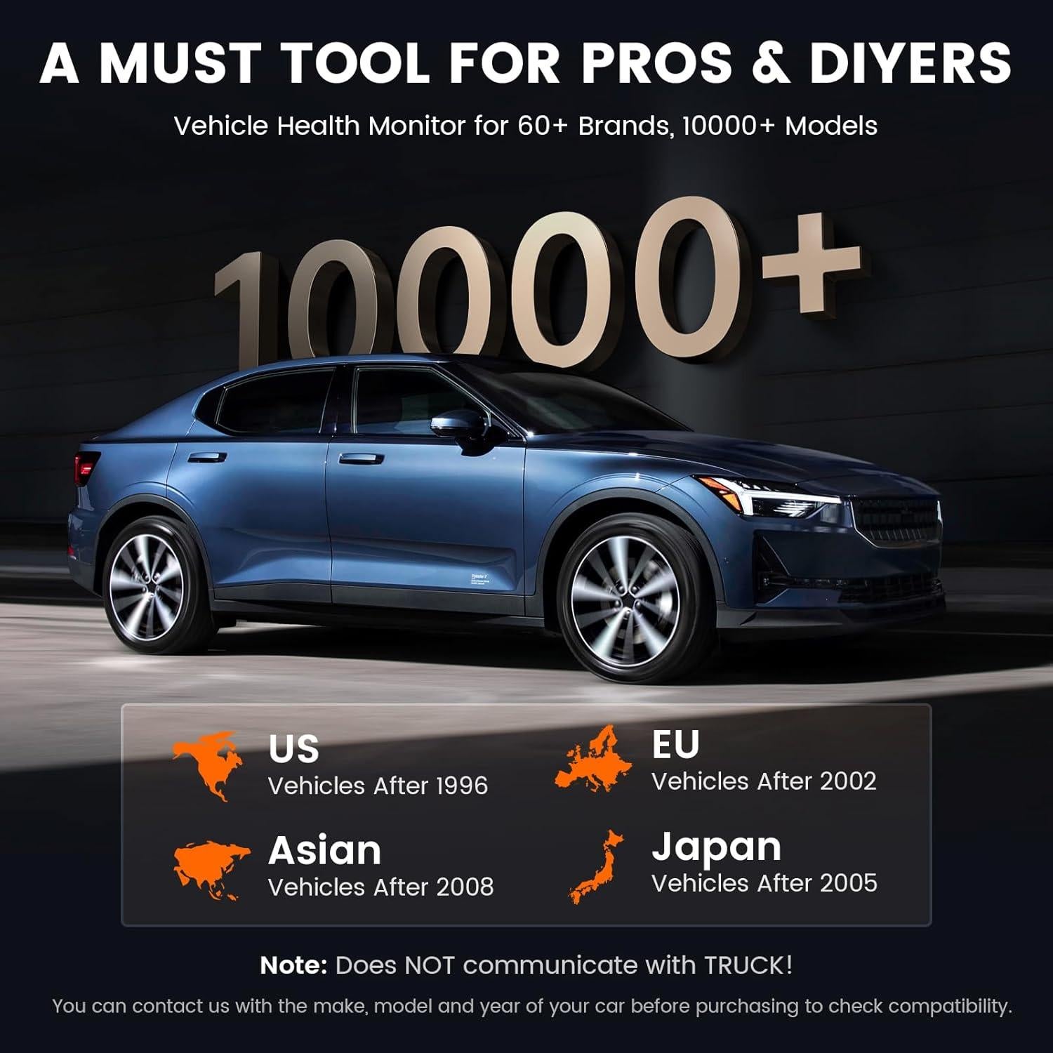 Escáner OBD2 ANCEL FX2000-US Diagnóstico Automotriz ABS SRS