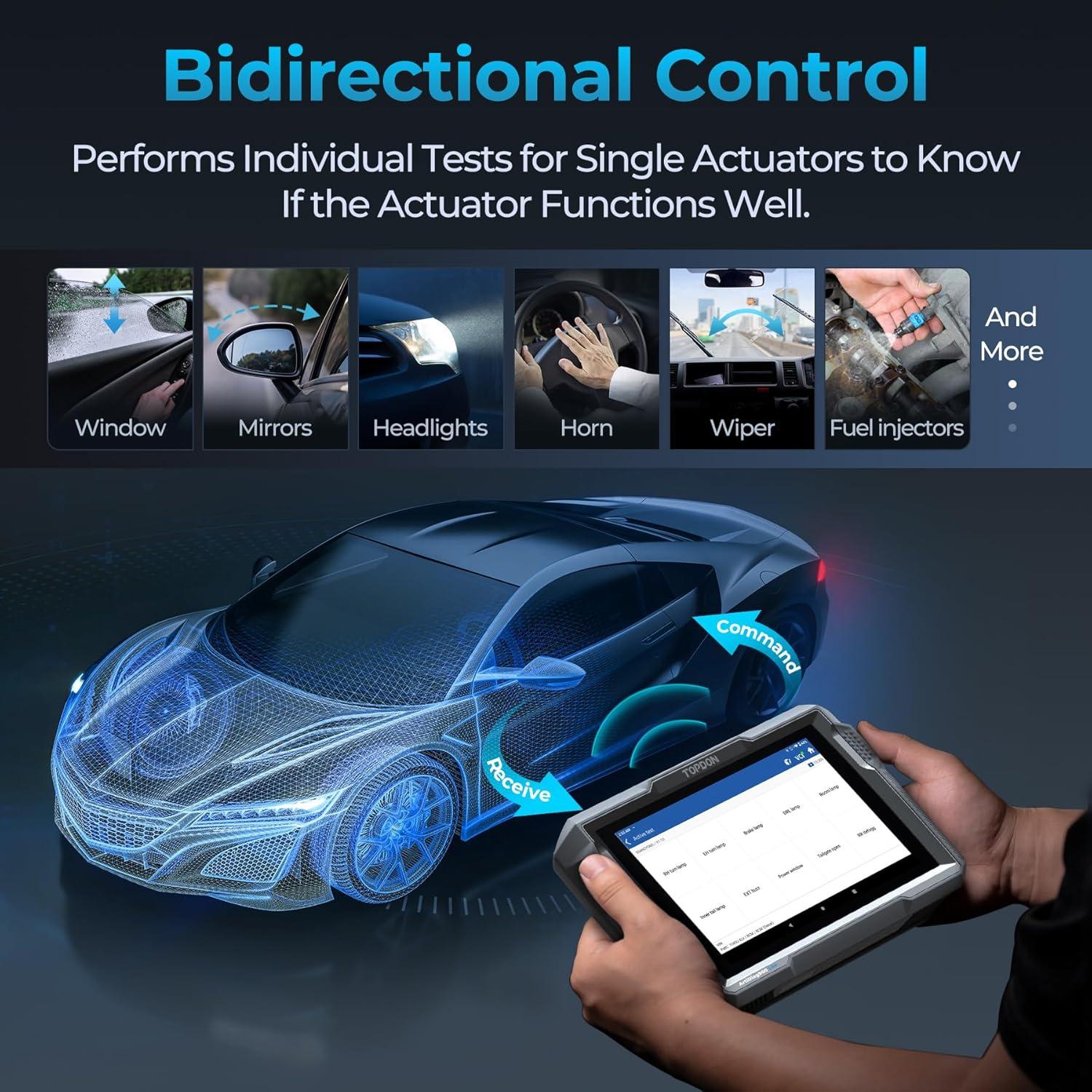 Escáner OBD2 Bidireccional TOPDON AD900 Lite 2024, Diagnóstico Completo