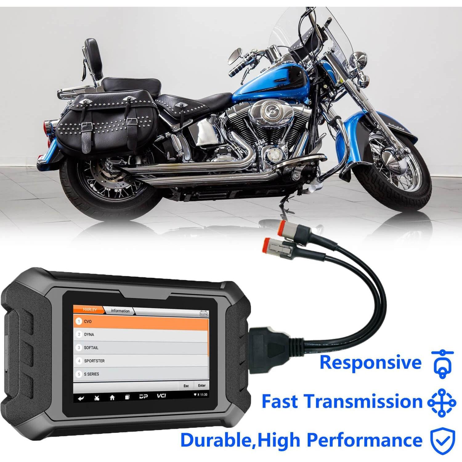 Cable Adaptador OBD2 para Harley Davidson 4Pin y 6Pin 30.48cm