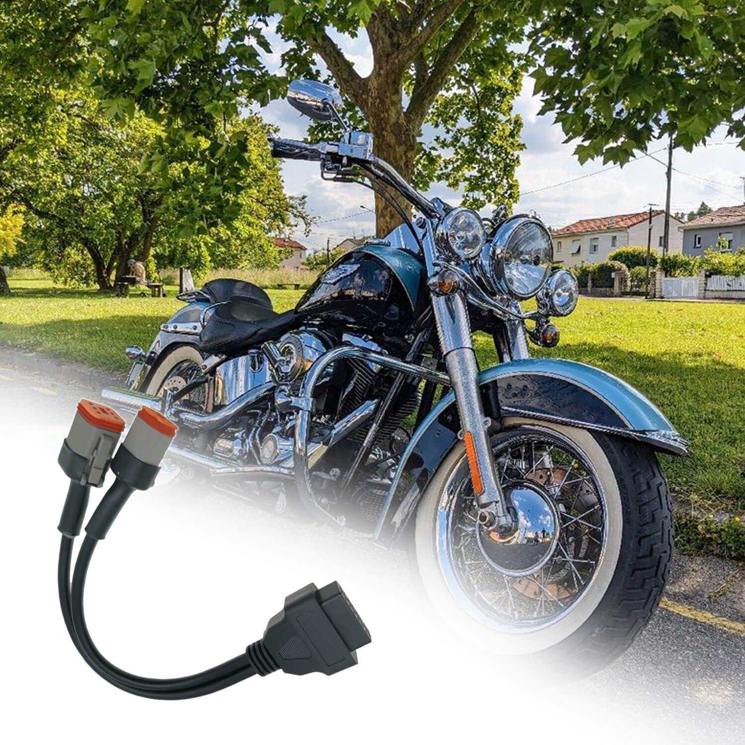 Cable Adaptador OBD2 para Harley Davidson 4Pin y 6Pin 30.48cm