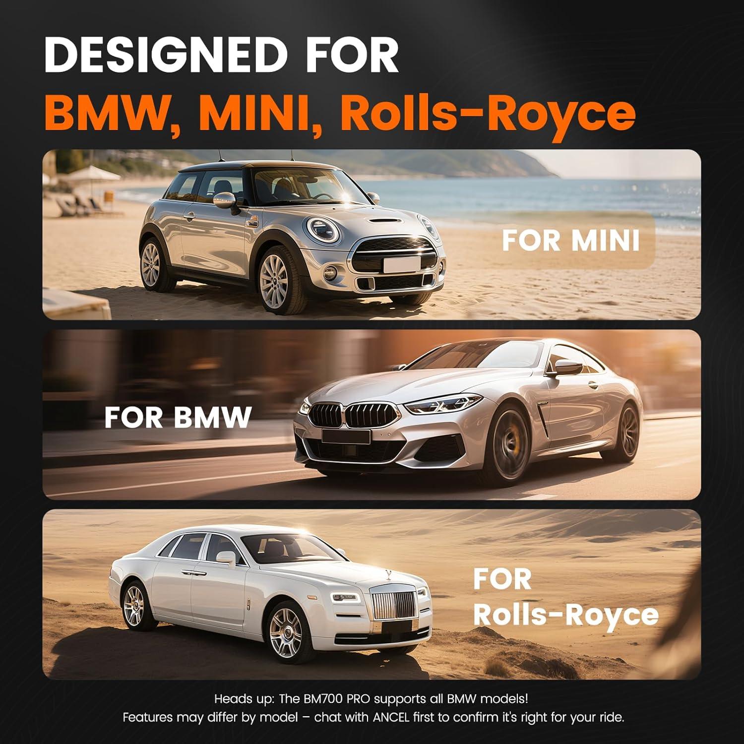 Escáner OBD2 ANCEL BM700 PRO para BMW y Mini - Diagnóstico Completo