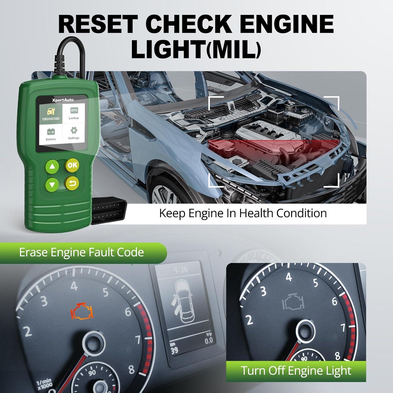 Escáner OBD2 XpertAuto C302 Lector de Códigos Automotriz