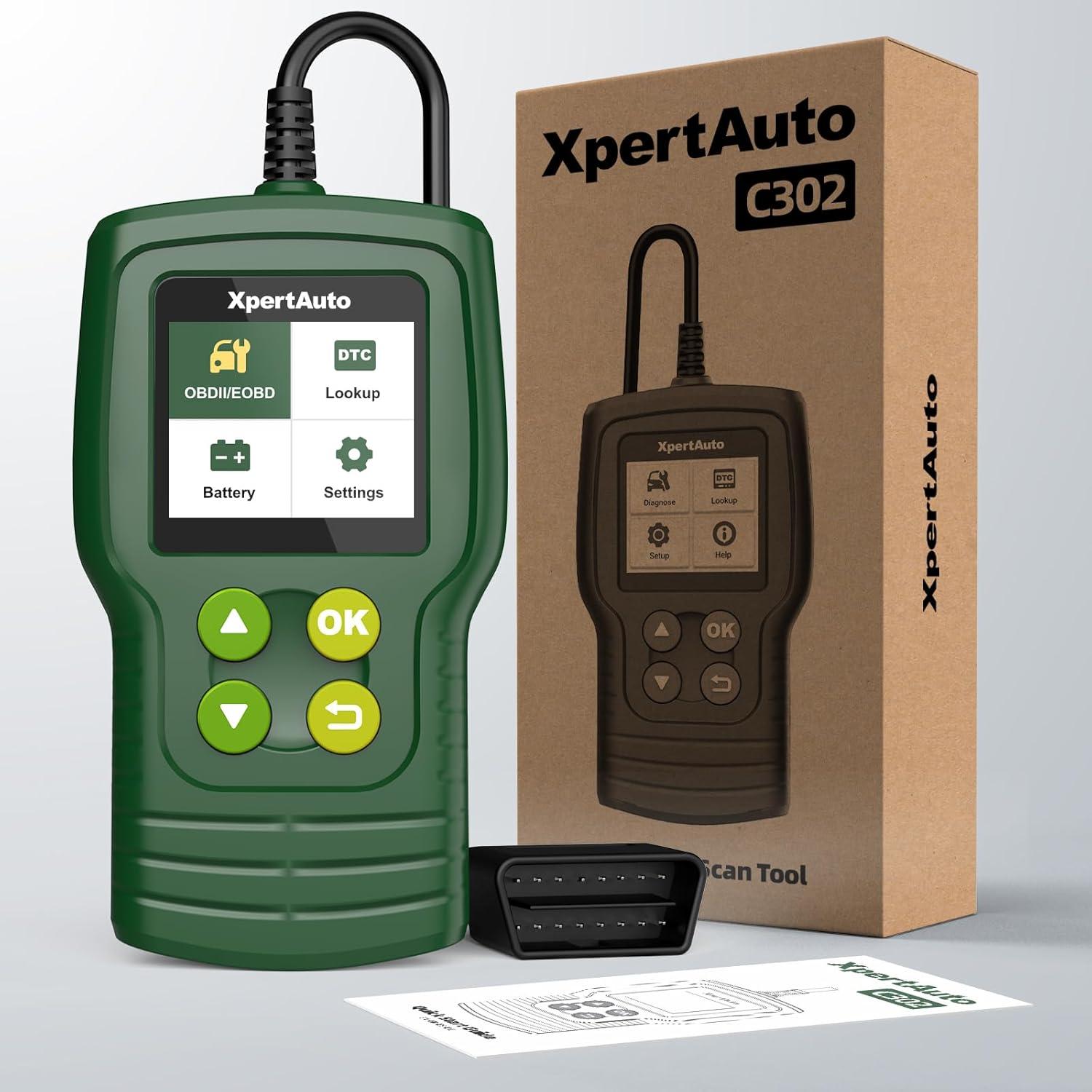 Escáner OBD2 XpertAuto C302 Lector de Códigos Automotriz