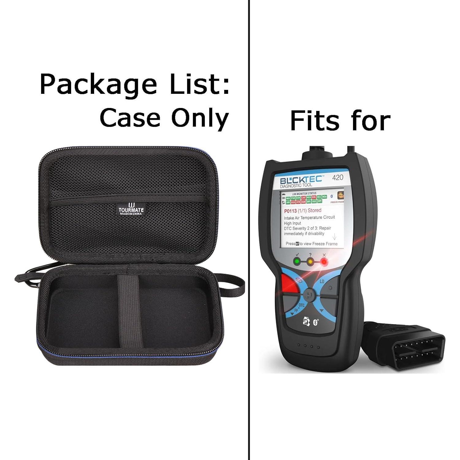 Funda Dura Tourmate para Escáner OBD2 BLCKTEC T190 - Viaje