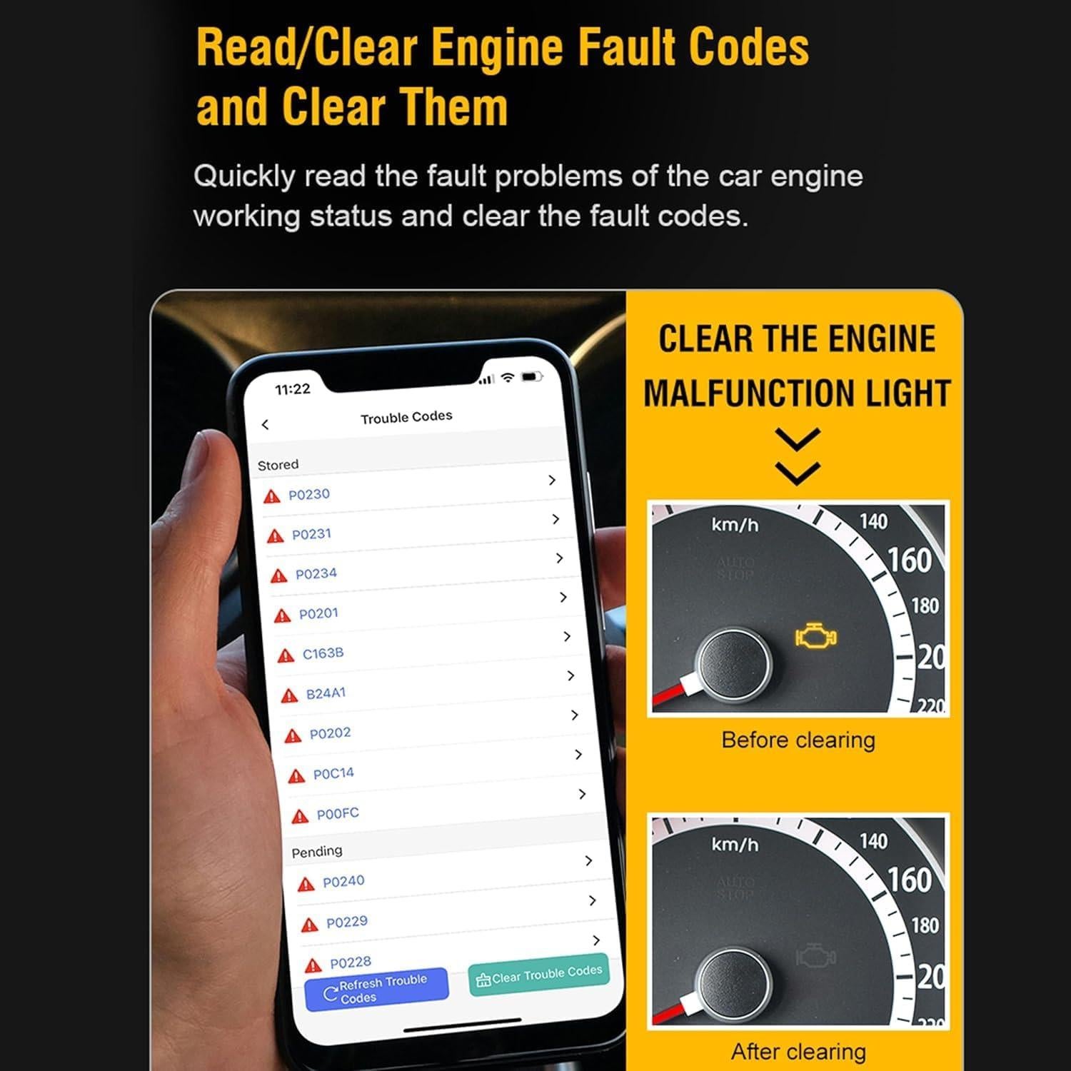 Escáner OBD2 Bluetooth Genérico - Herramienta de Diagnóstico Automático