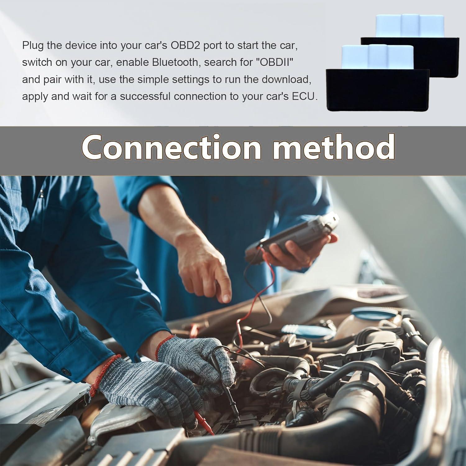 Escáner OBD2 Bluetooth Genérico ELM327 para Diagnóstico de Motor