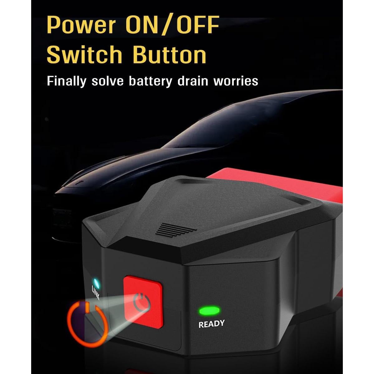 Escáner OBD2 Bluetooth FlyroadUp DA100 para iOS y Android