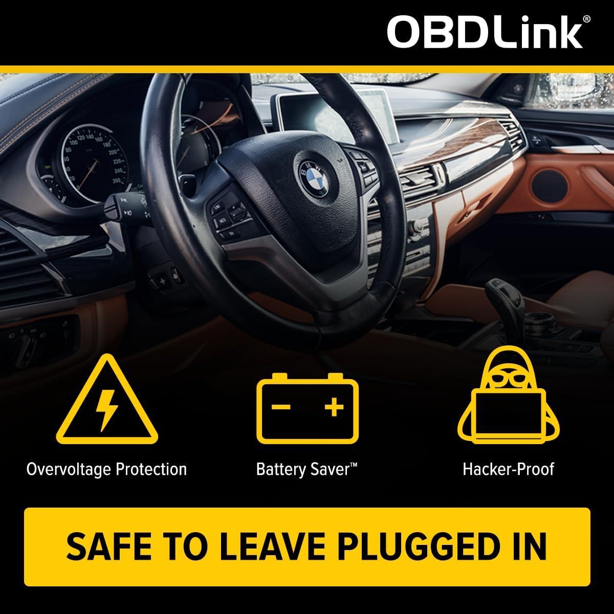 Adaptador OBD2 Bluetooth OBDLink CX para BMW y Mini