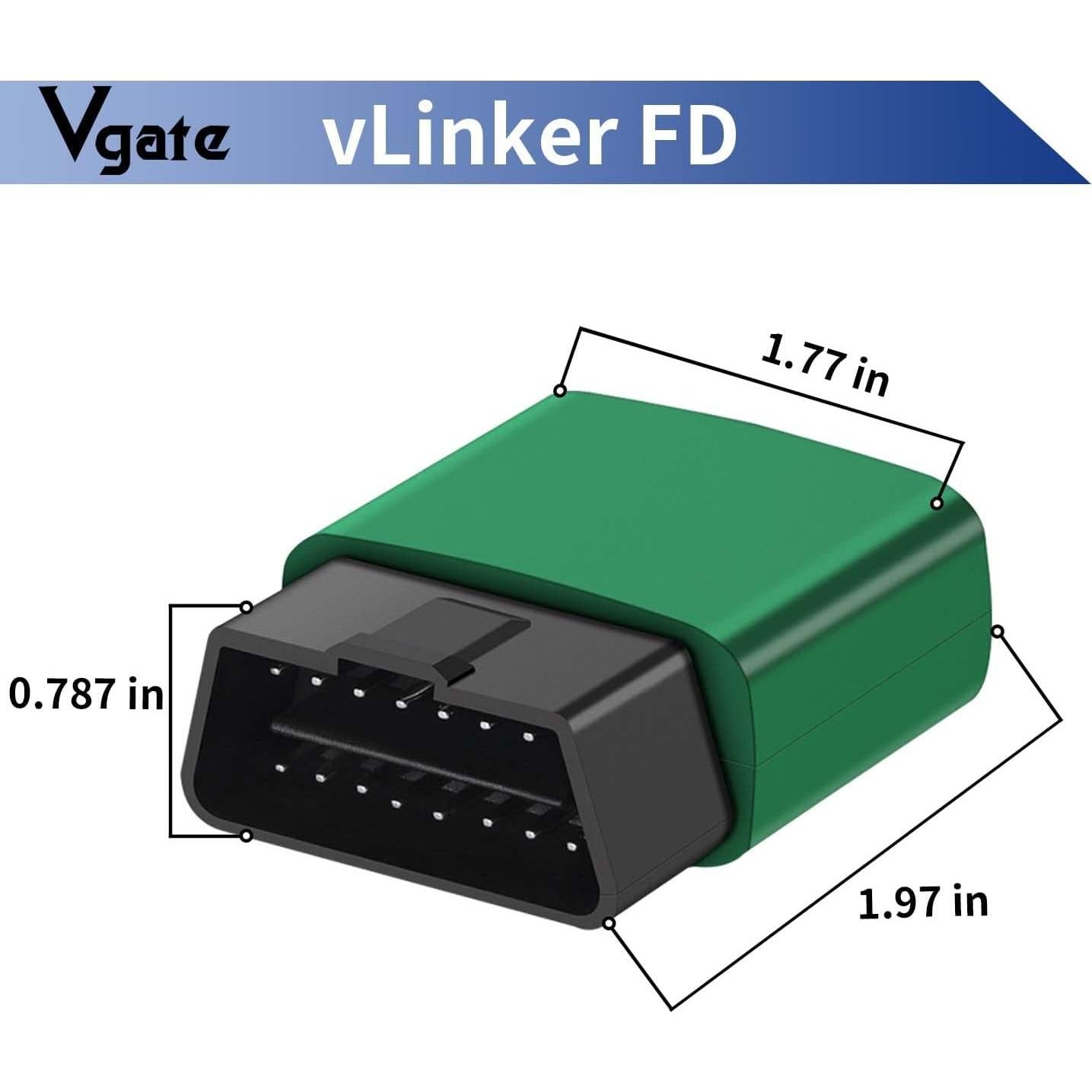 Escáner OBD2 Vgate vLinker FD Bluetooth 3.0 para Android y Windows