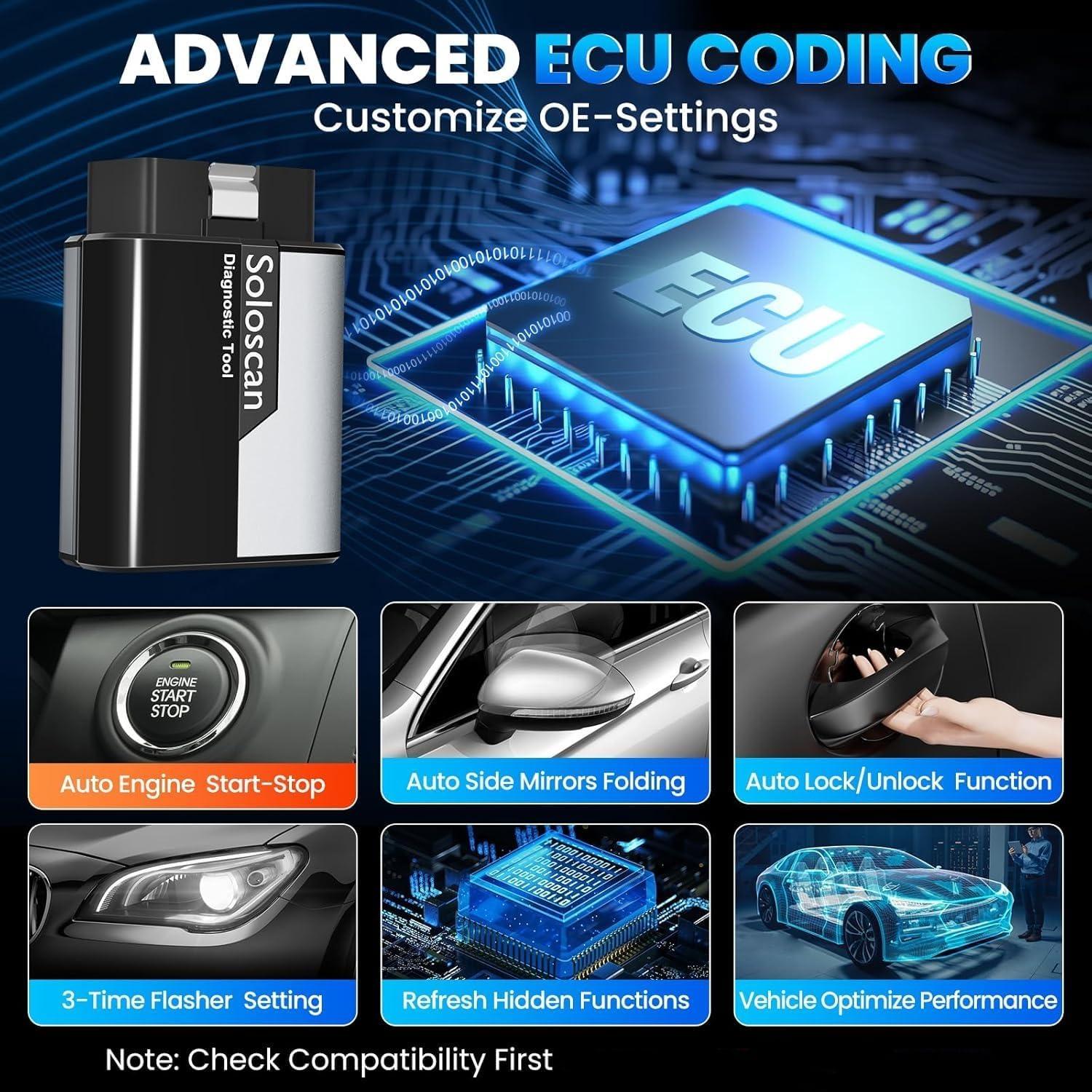 Escáner OBD2 KINGBOLEN Soloscan para Toyota/Lexus 2025