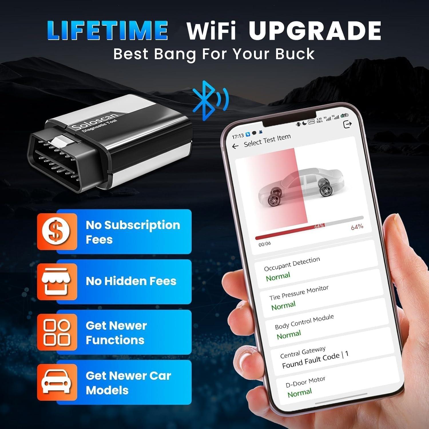 Escáner OBD2 KINGBOLEN Soloscan para Toyota/Lexus 2025