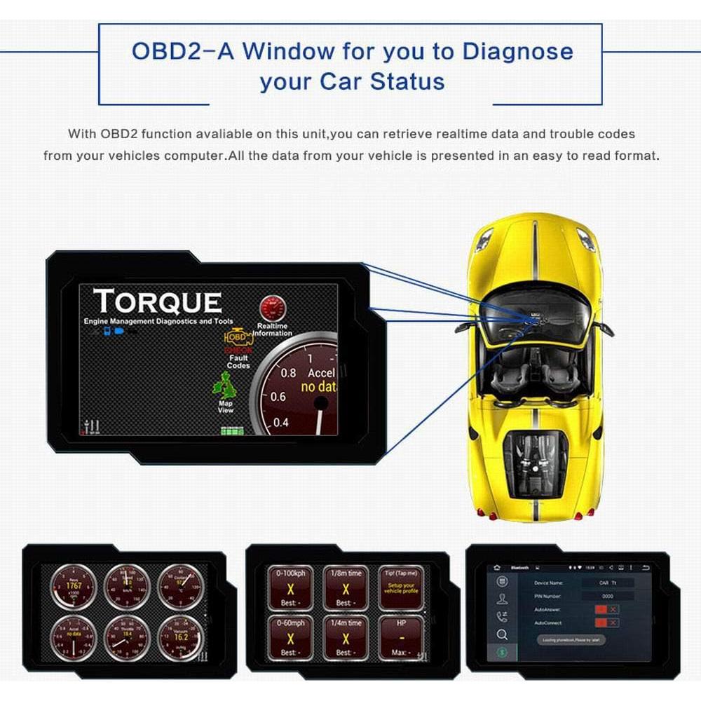 Adaptador OBD2 Bluetooth SYGAV Mini ELM327 para Diagnóstico de Coche