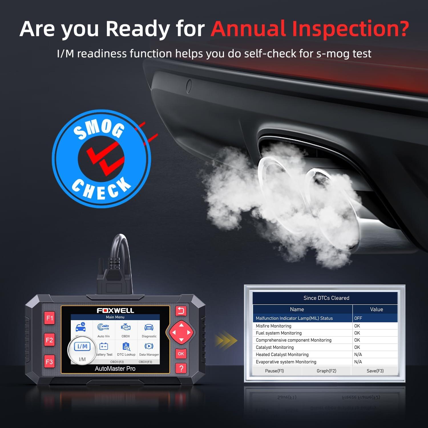 Escáner OBD2 FOXWELL NT604 Elite con Diagnóstico ABS SRS