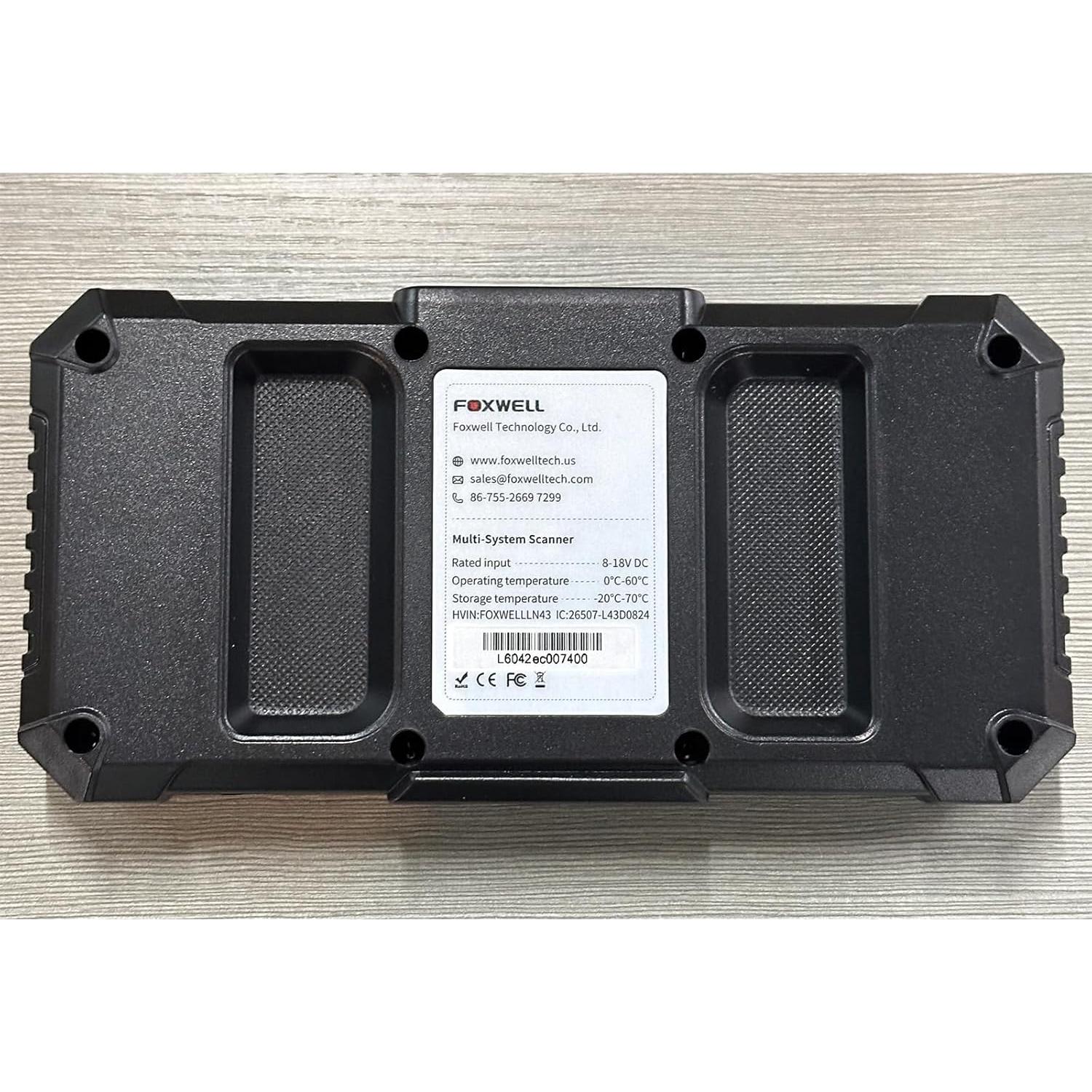 Escáner OBD2 FOXWELL NT604 Elite con Diagnóstico ABS SRS