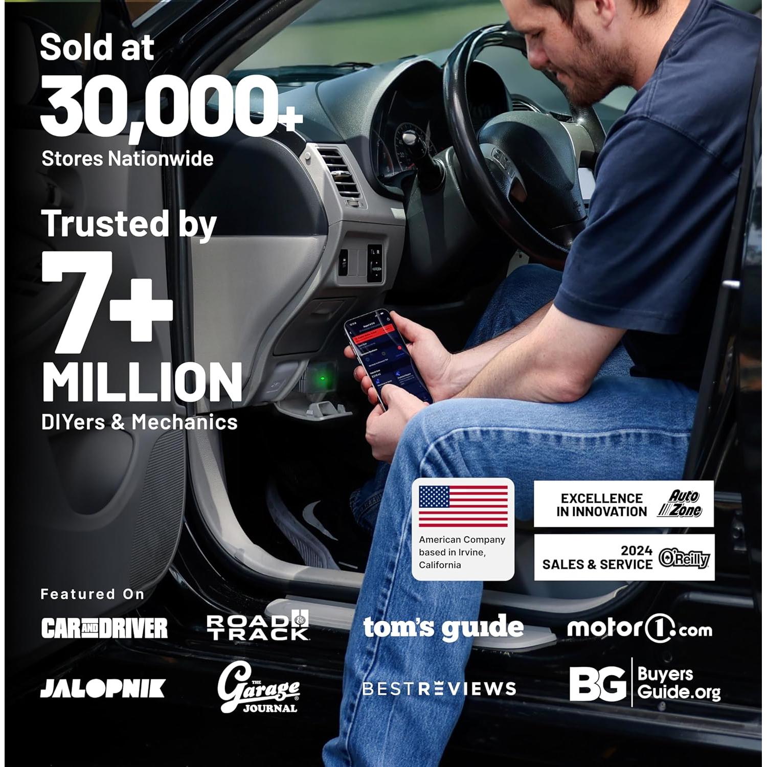 Escáner OBD2 Innova 1000 Bluetooth para iPhone y Android