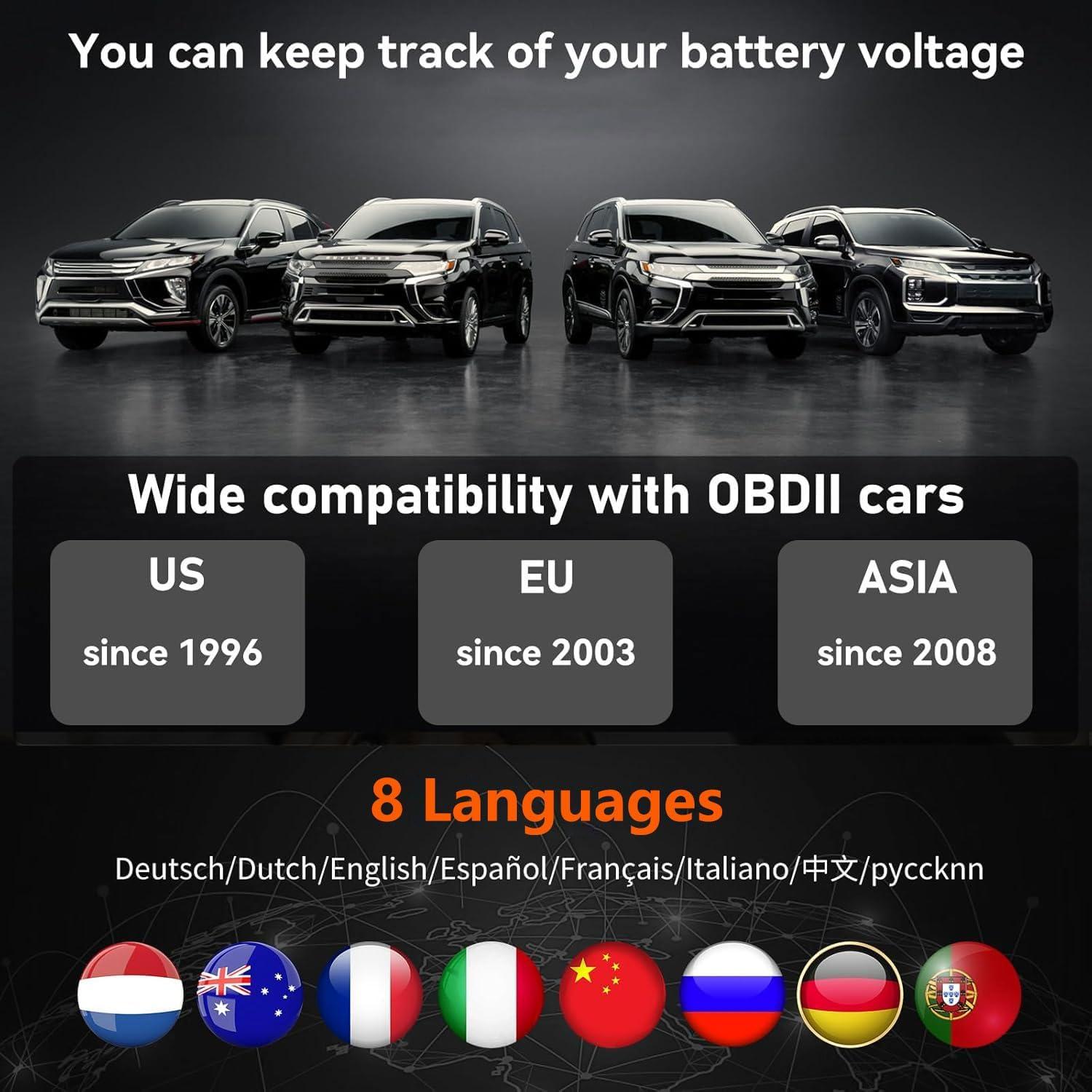 Escáner OBD2 CGSULIT SC103 Lector de Códigos Automotriz